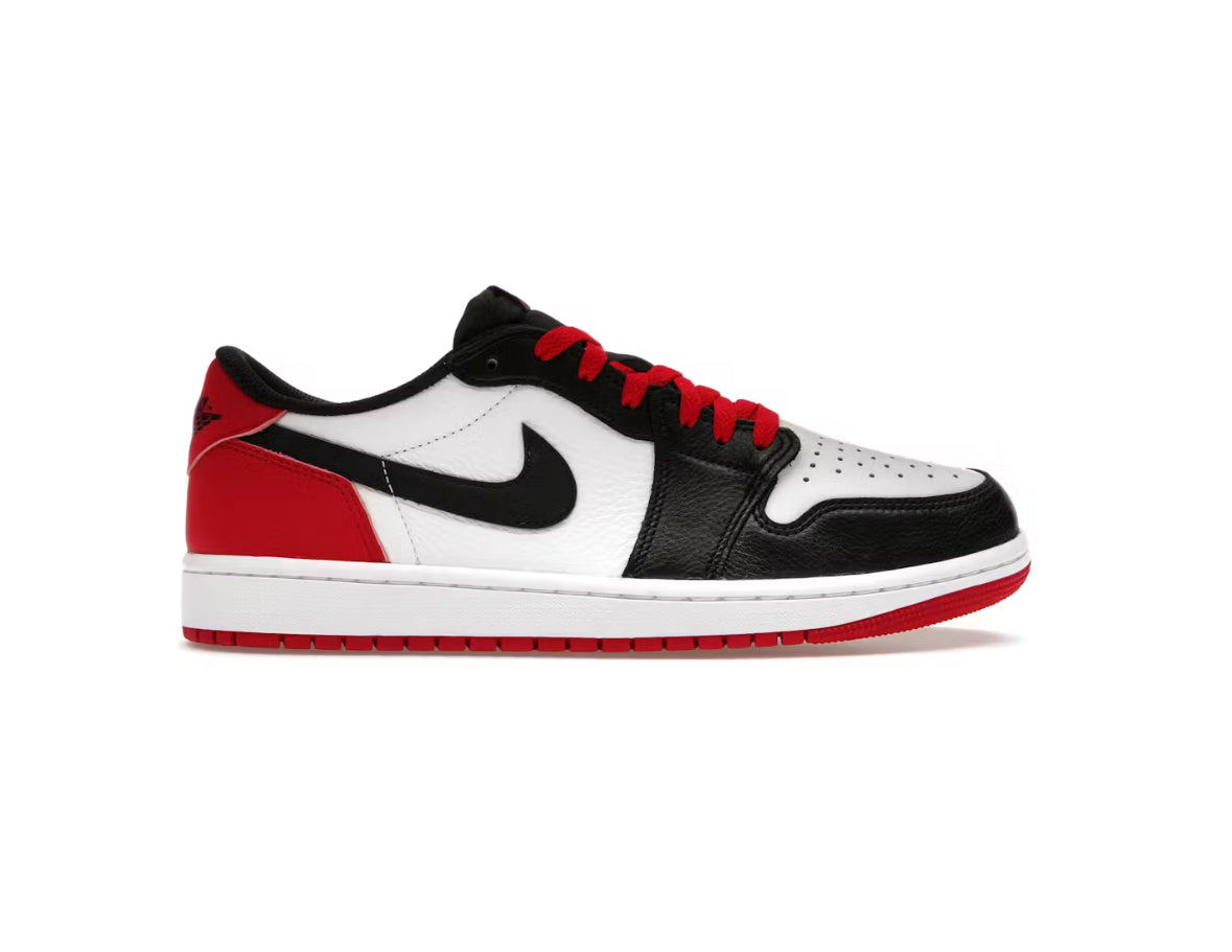 Jordan 1 low Black Toe Sz 10.5 used no box.