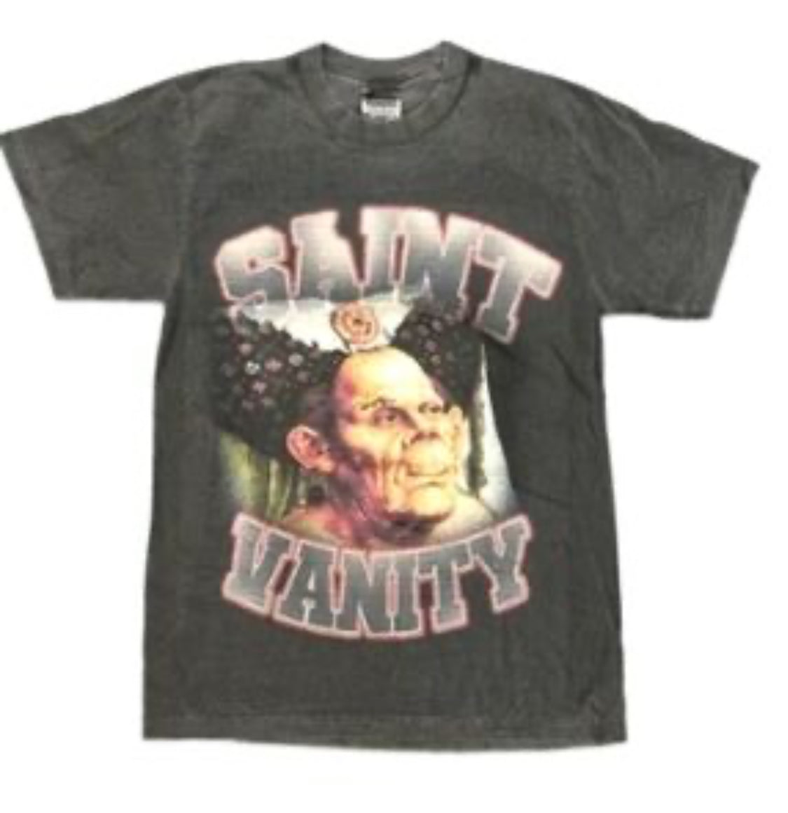 Saint Vanity HOQ Tee Grey Sz Medium