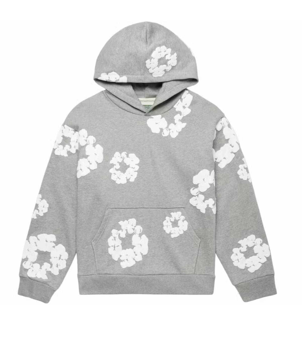 Denim Tears The Cotton Wreath Grey Sz Large.