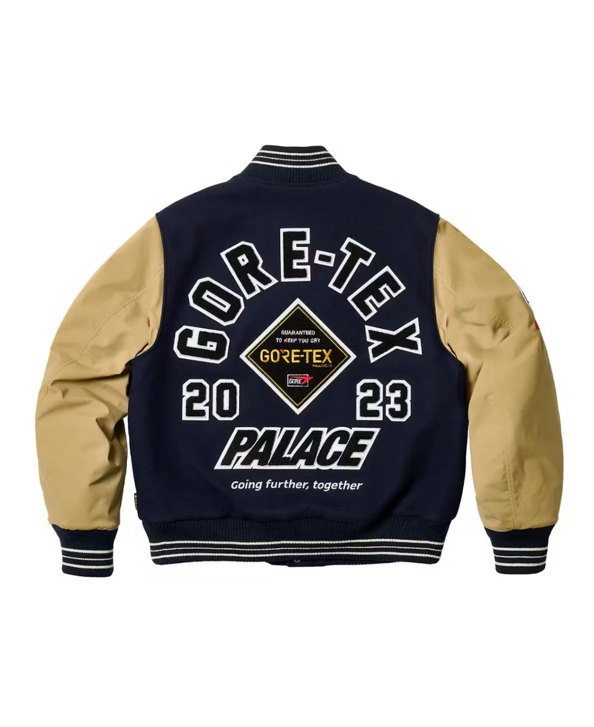 Palace Gore-Tex Going Further varsity Jacket Sz XL