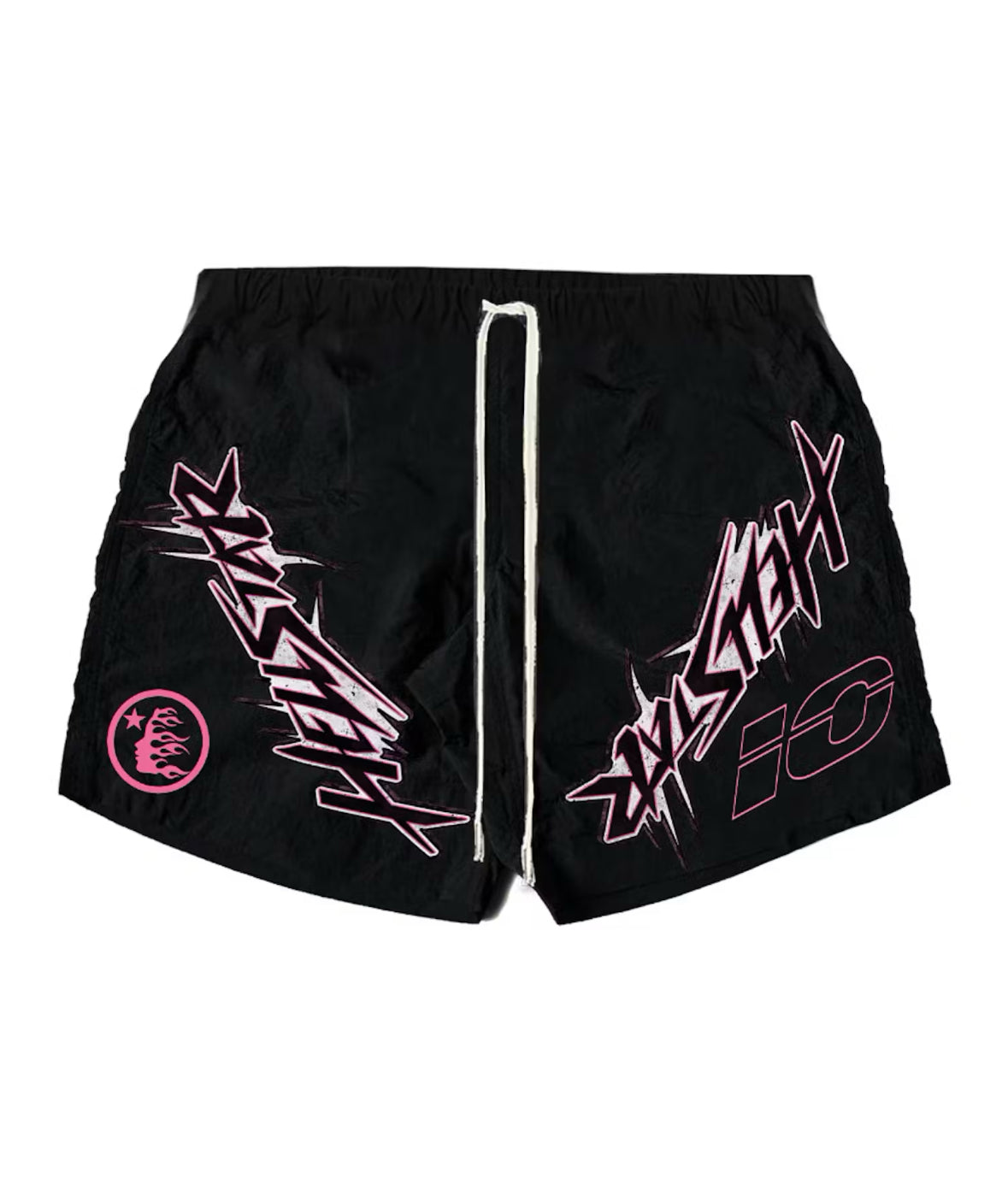 Hellstar Waxed Nylon Shorts Size Large