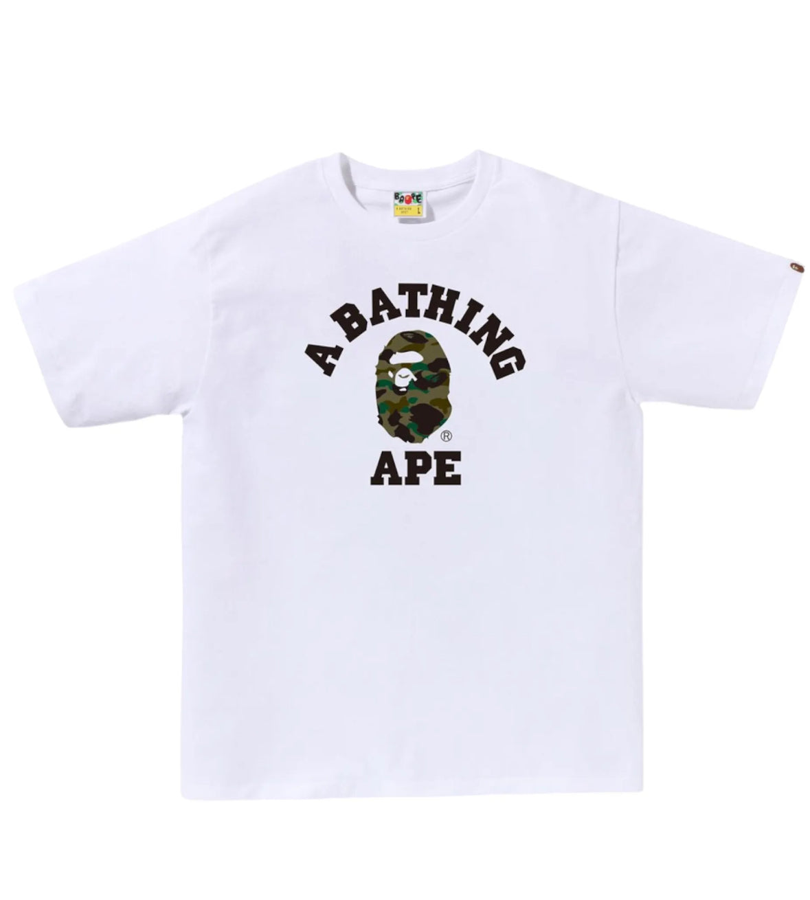 BAPE A bathing ape Camo college Sz xL