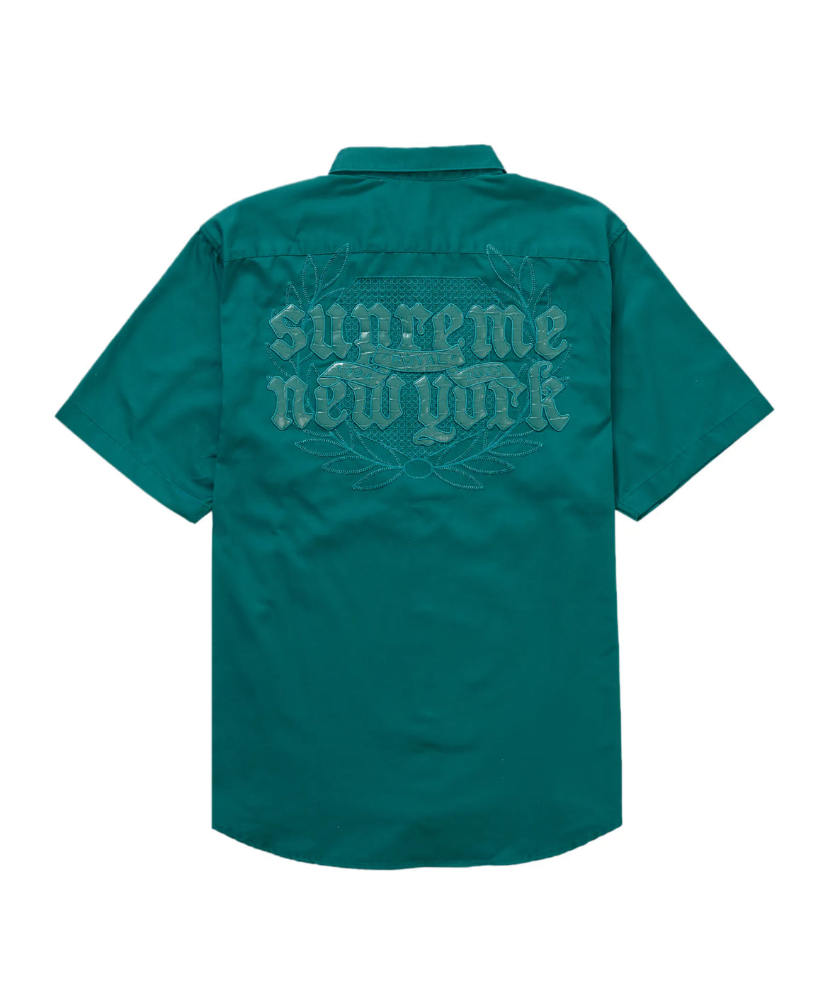 Supreme Croc Patch Work Shirt Sz XL