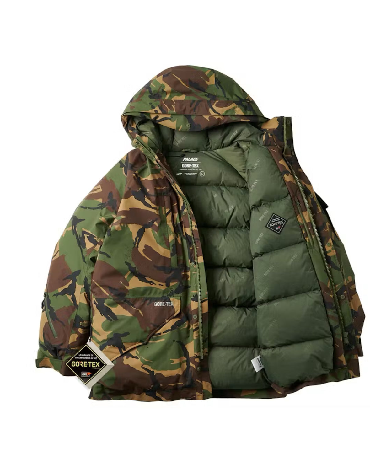 Palace Gore-Tex Camo Parka Sz Medium
