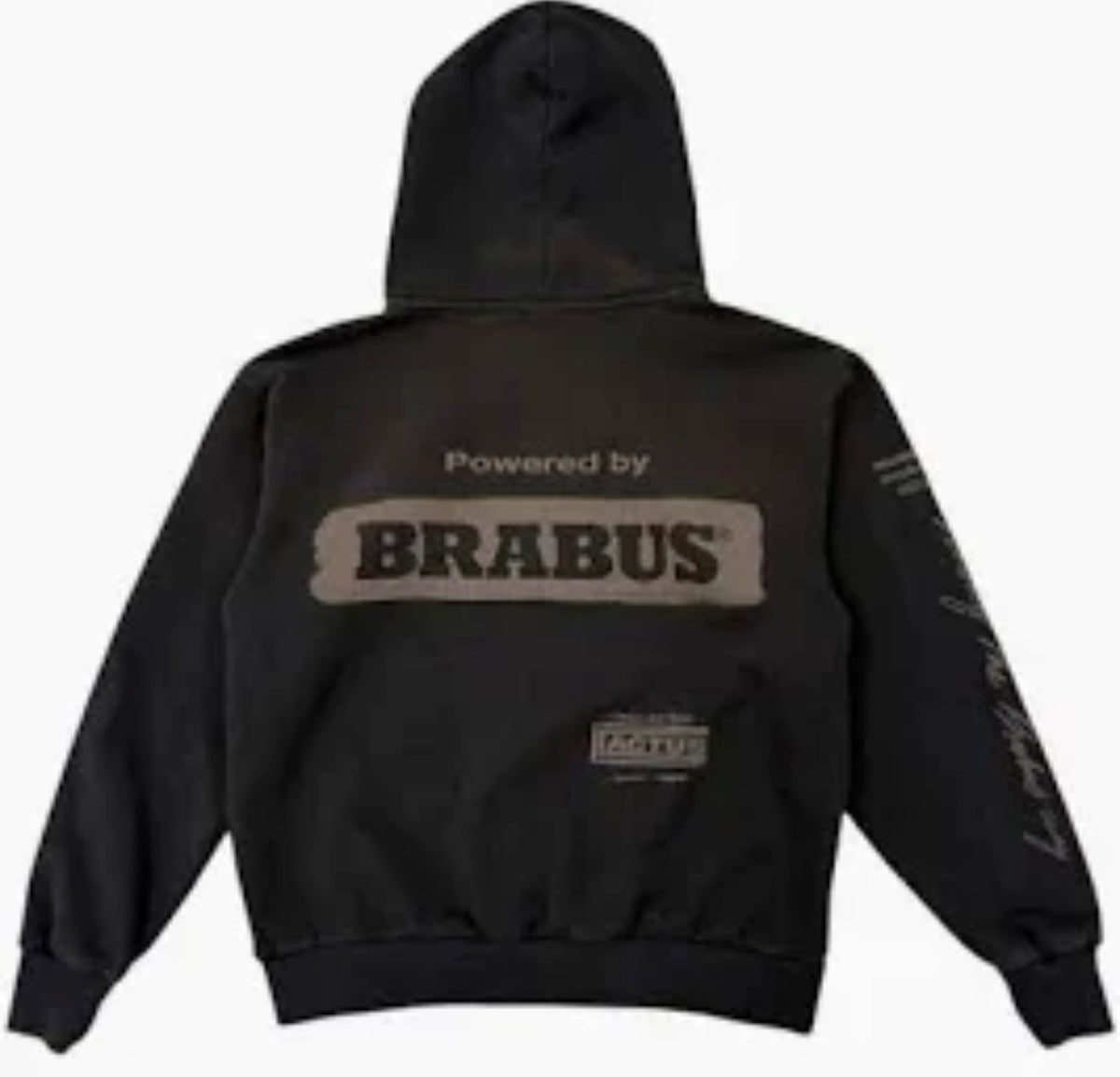 Travis Scott Brabus Hoodie Washed/Tried on Sz 2XL