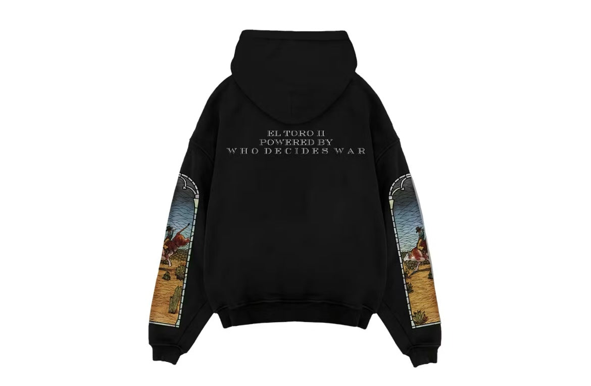 Who Decides War x EST Gee Stained Glass Hoodie Sz Medium