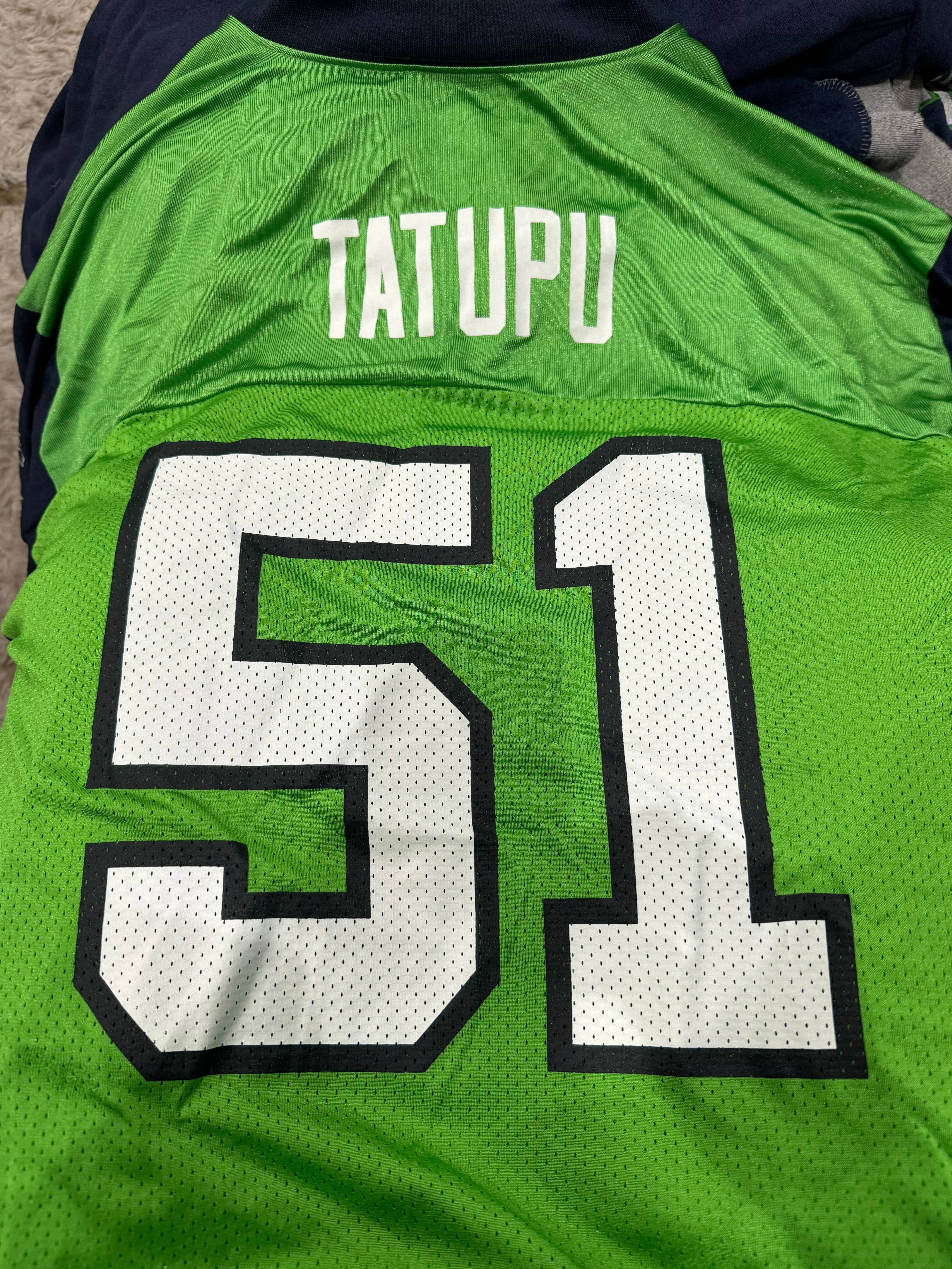 Seahawks TATUPU Jersey Sz Large