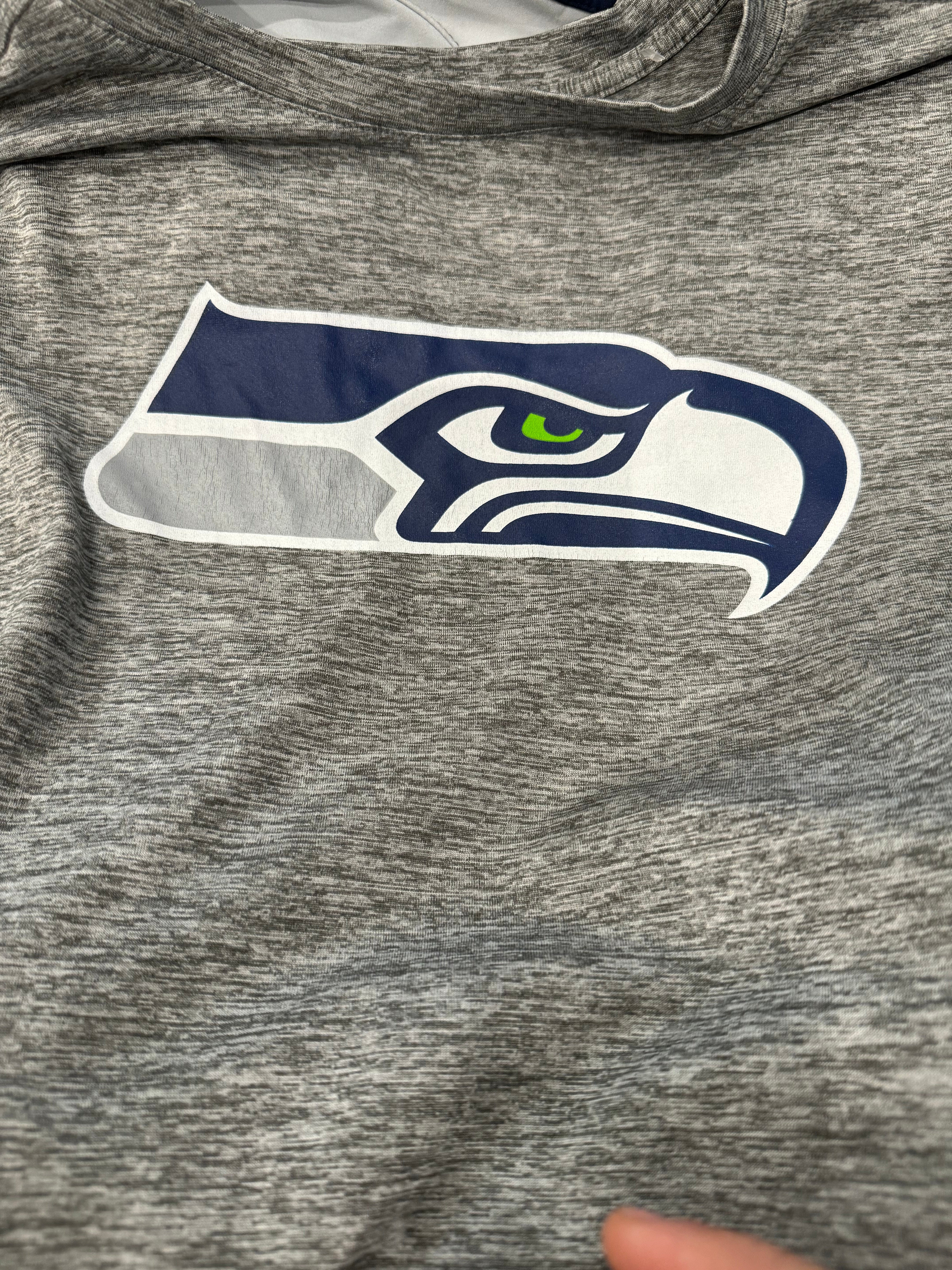 Seahawks Grey Long Sleeve Sz 2XL