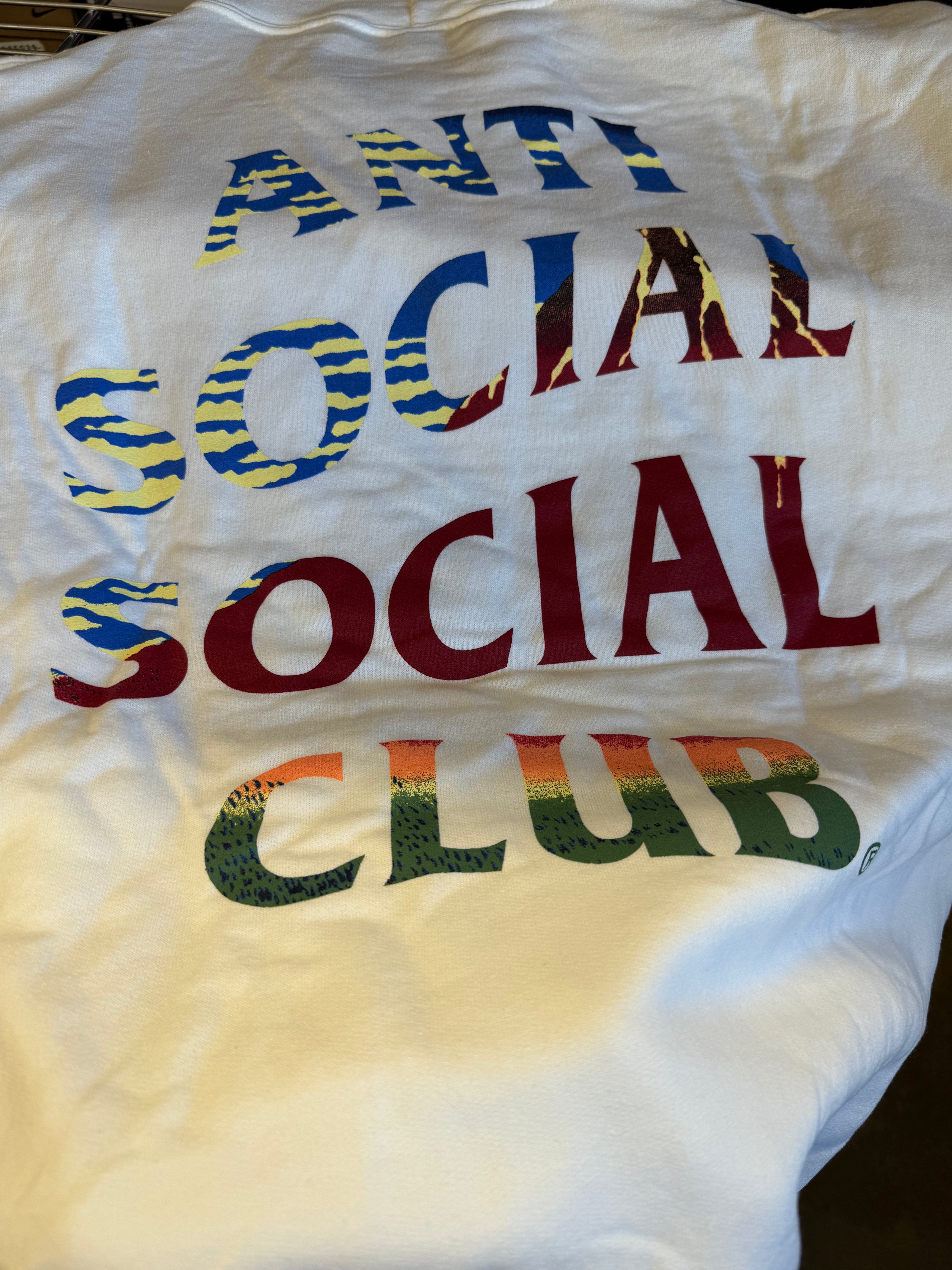 Anti Social Social Club Hoodie Sz Medium