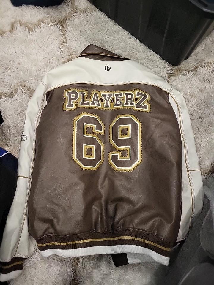 Stadium Athletics Playerz 69 Varsity Jacket Sz XL