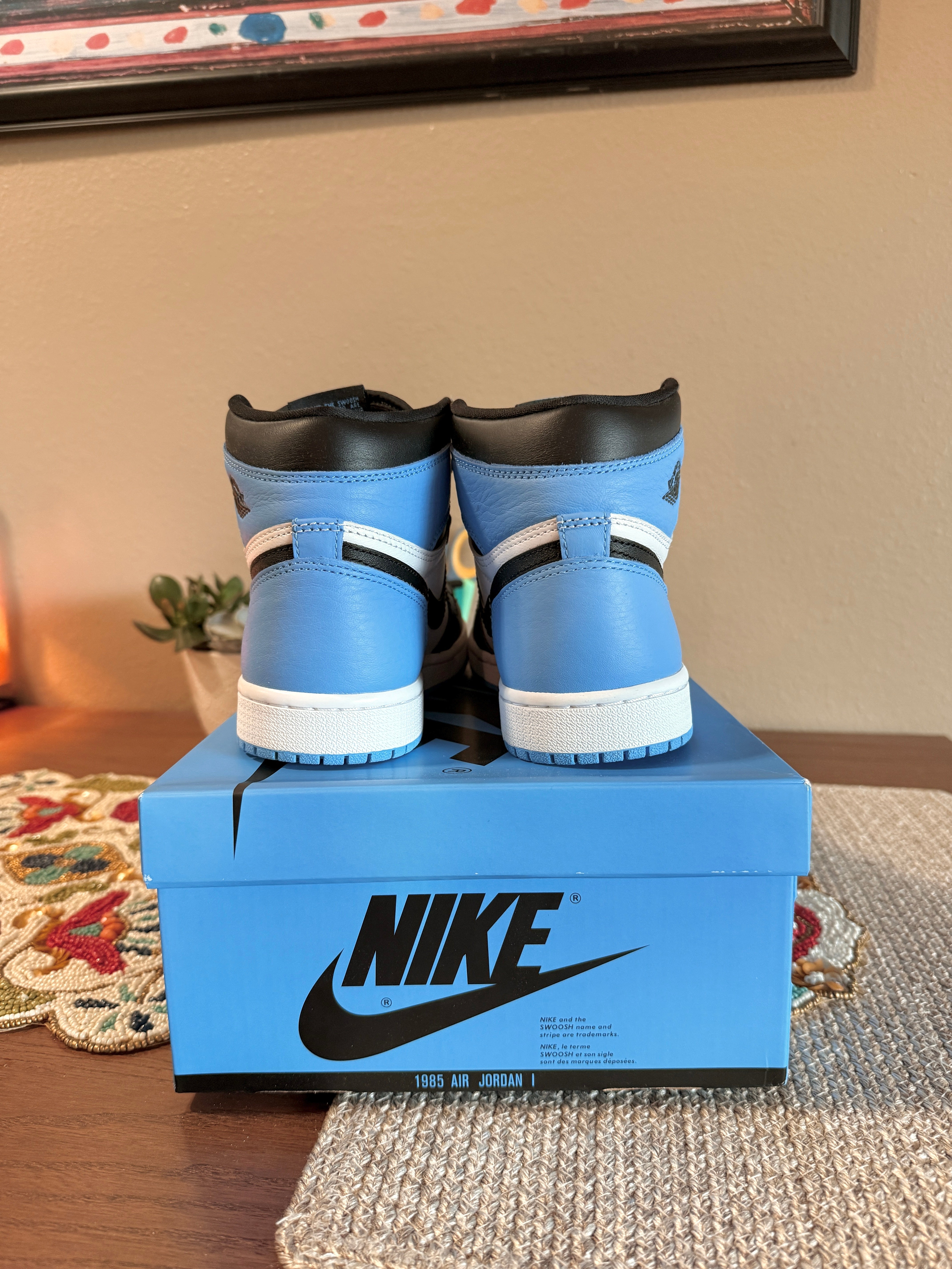 Jordan 1 Retro High OG UNC Toe Size 6 USED