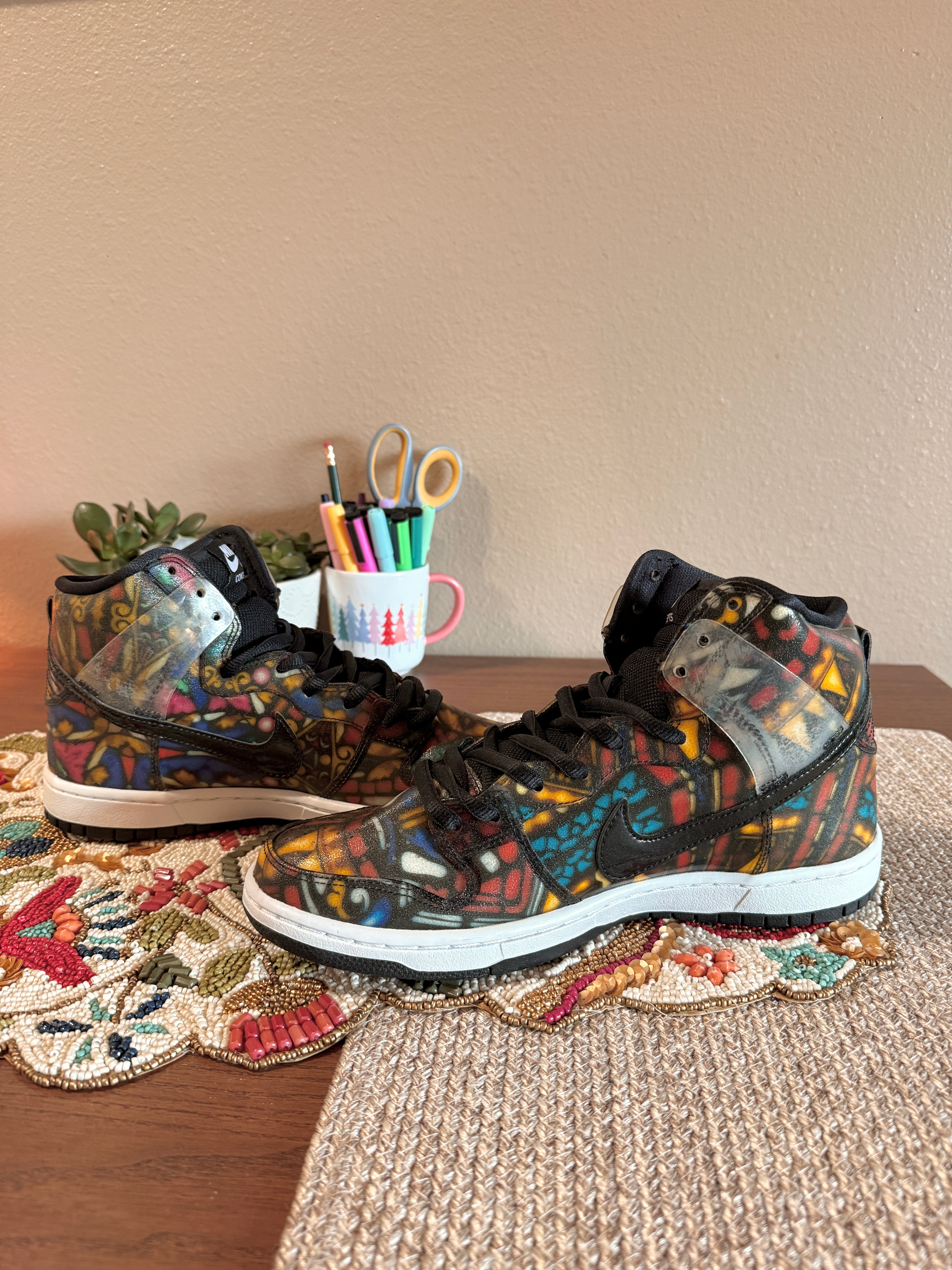 Concepts x Nike SB Dunk High Stained Glass Size 9 NO BOX