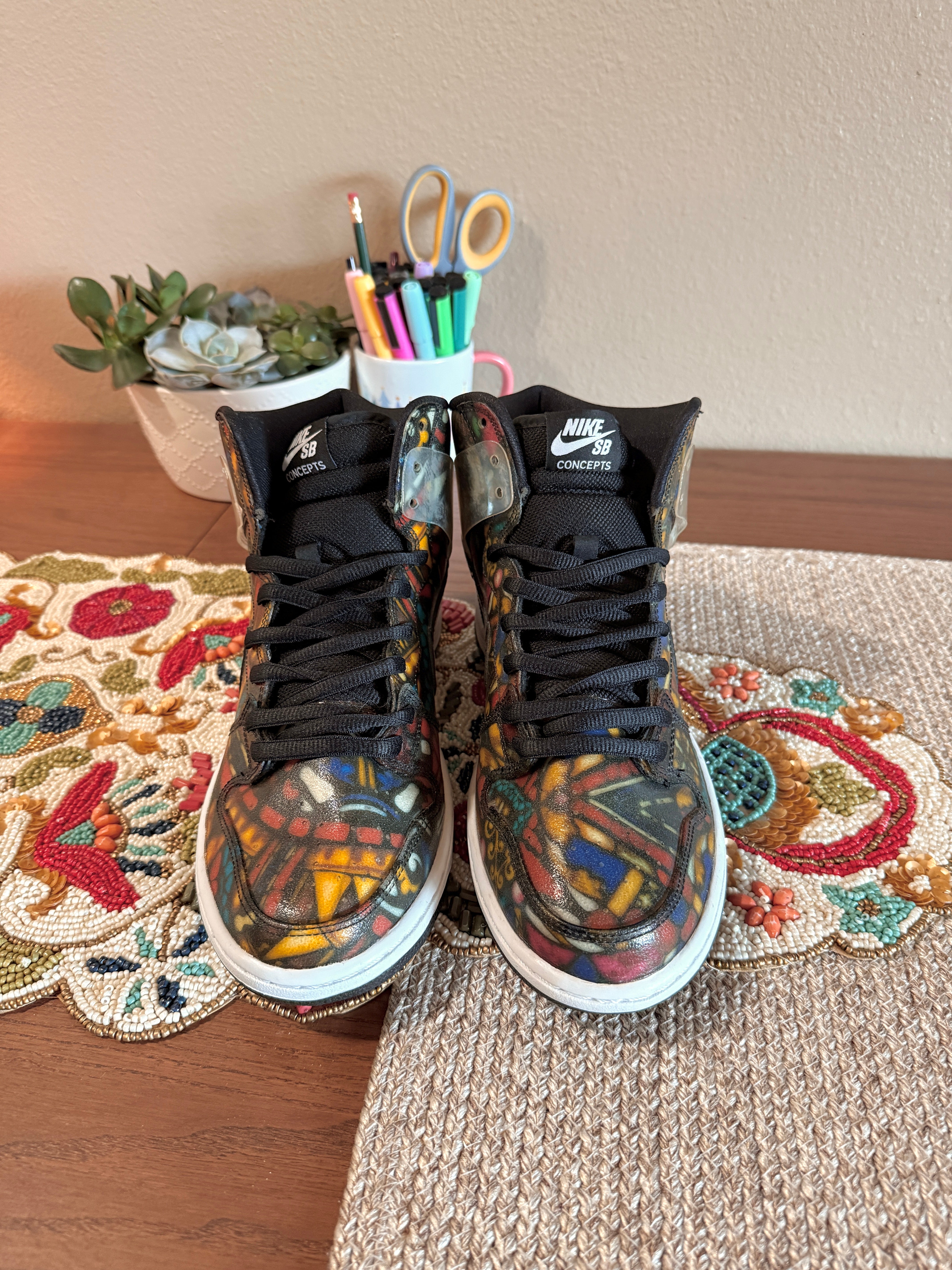 Concepts x Nike SB Dunk High Stained Glass Size 9 NO BOX