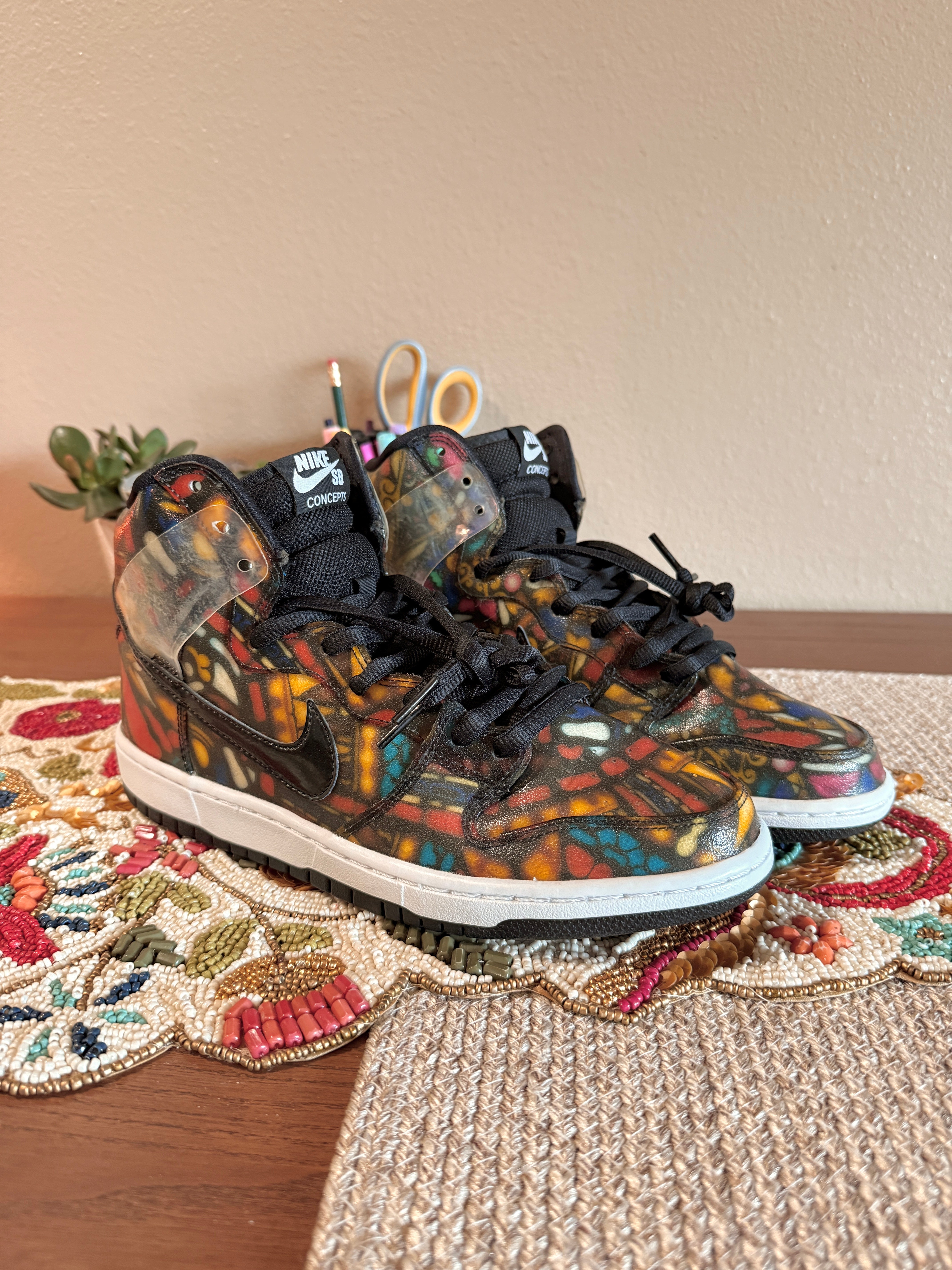 Concepts x Nike SB Dunk High Stained Glass Size 9 NO BOX