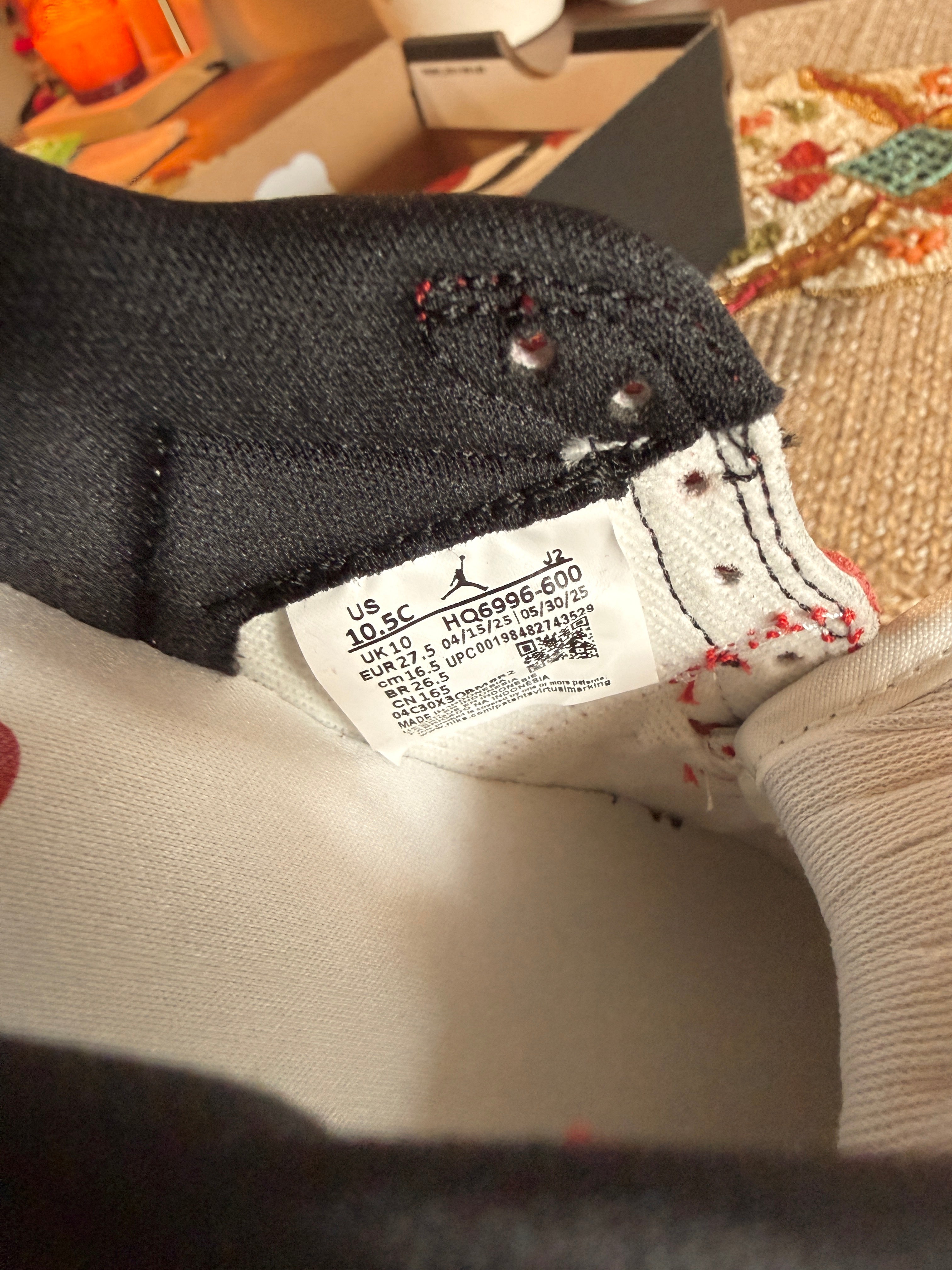 Jordan 1 Retro Low OG Chicago (2025) (PS) Size 10.5C MISSING LID