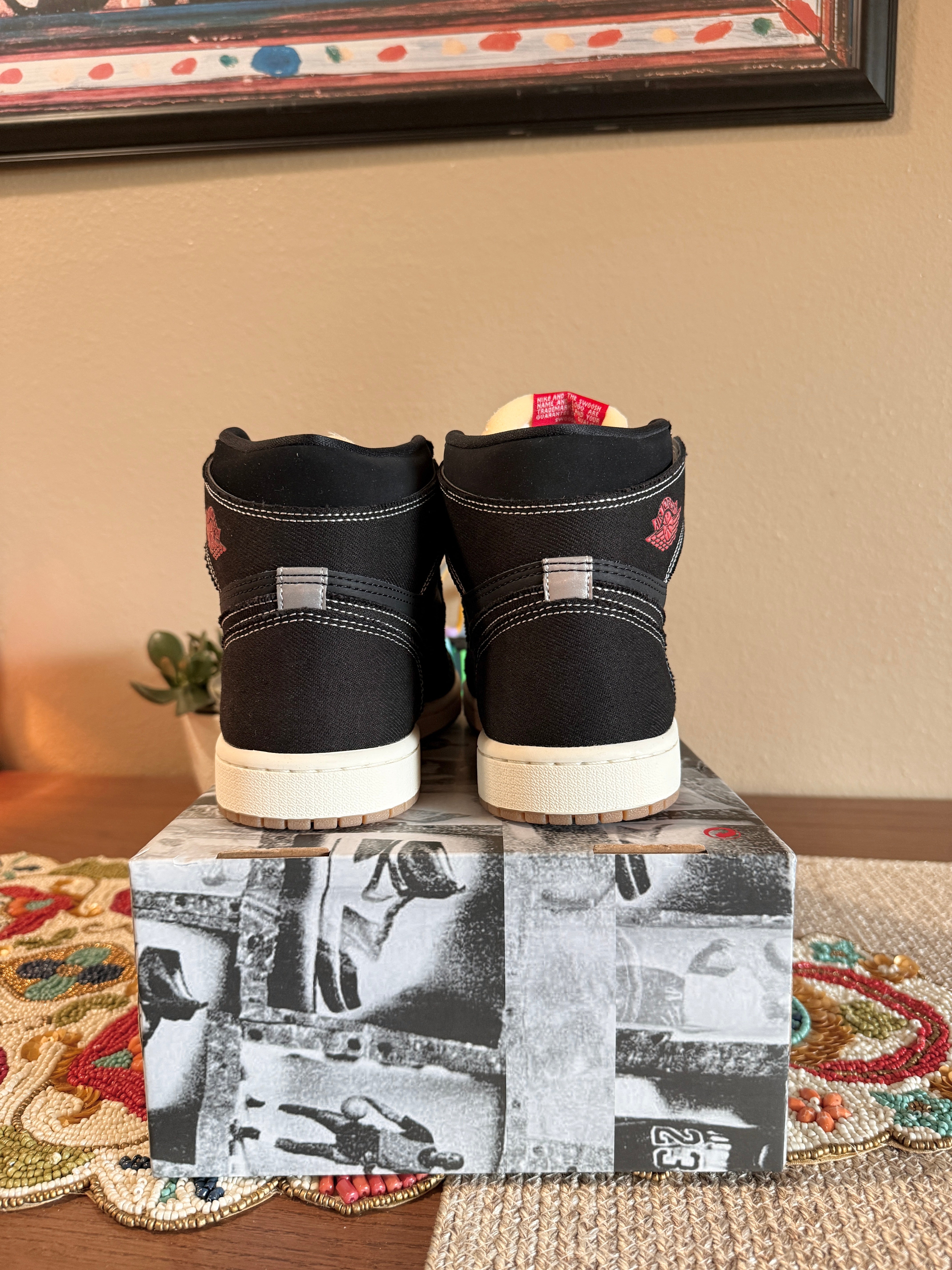 Jordan 1 Retro High OG Flight Club Size 8 MISSING LID