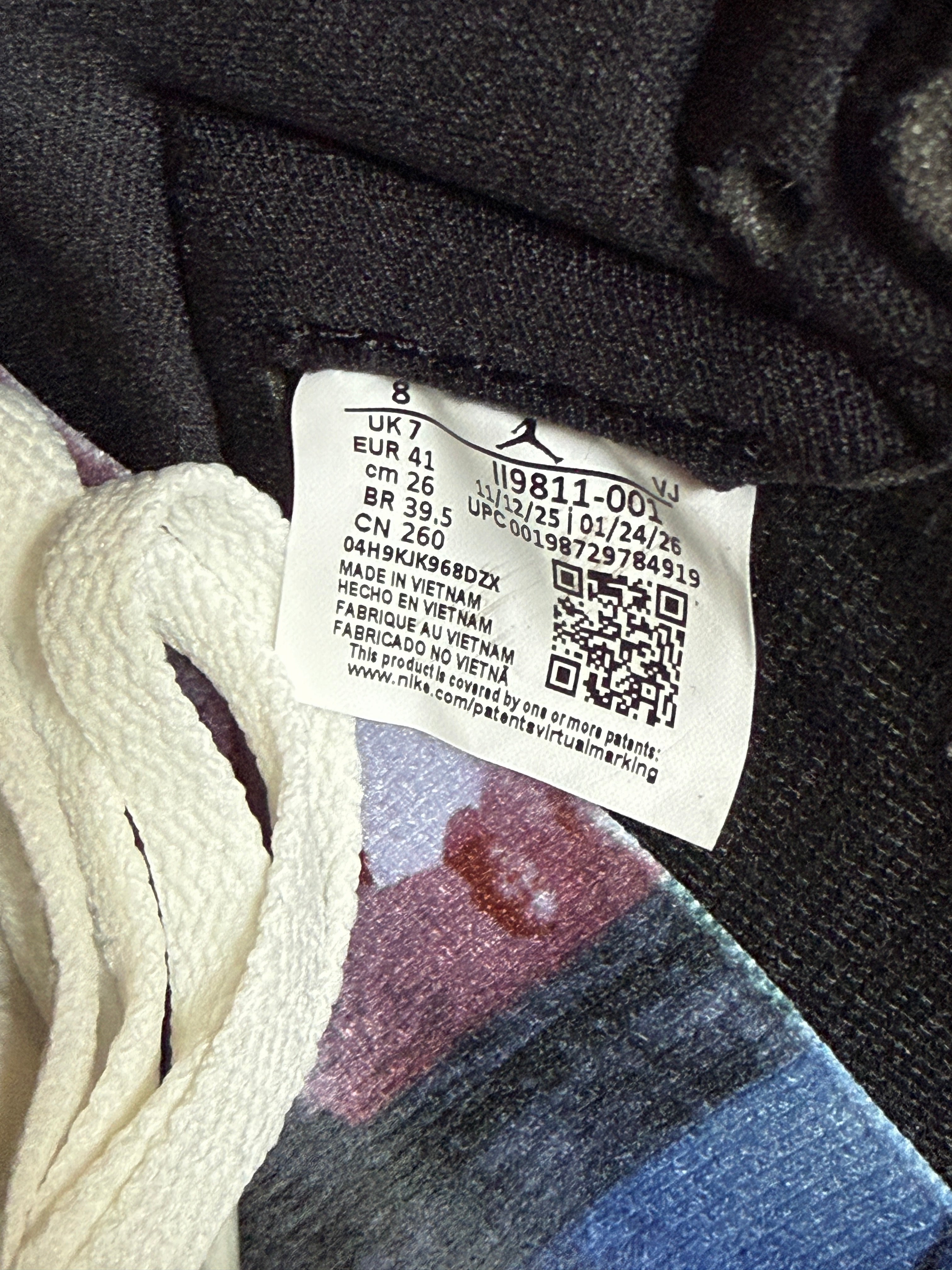 Jordan 1 Retro High OG Flight Club Size 8 MISSING LID