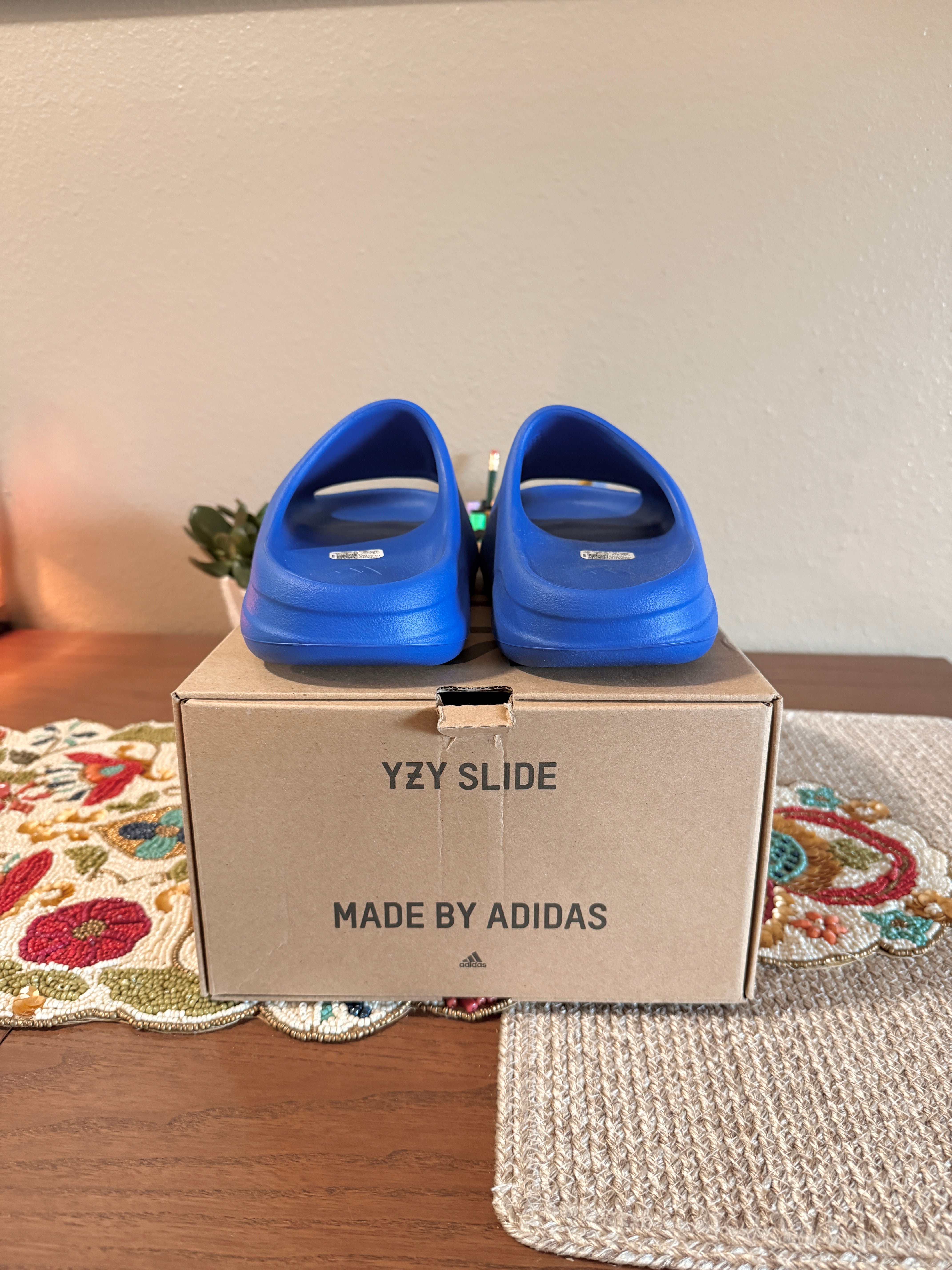 Adidas Yeezy Slides Azure Size 5