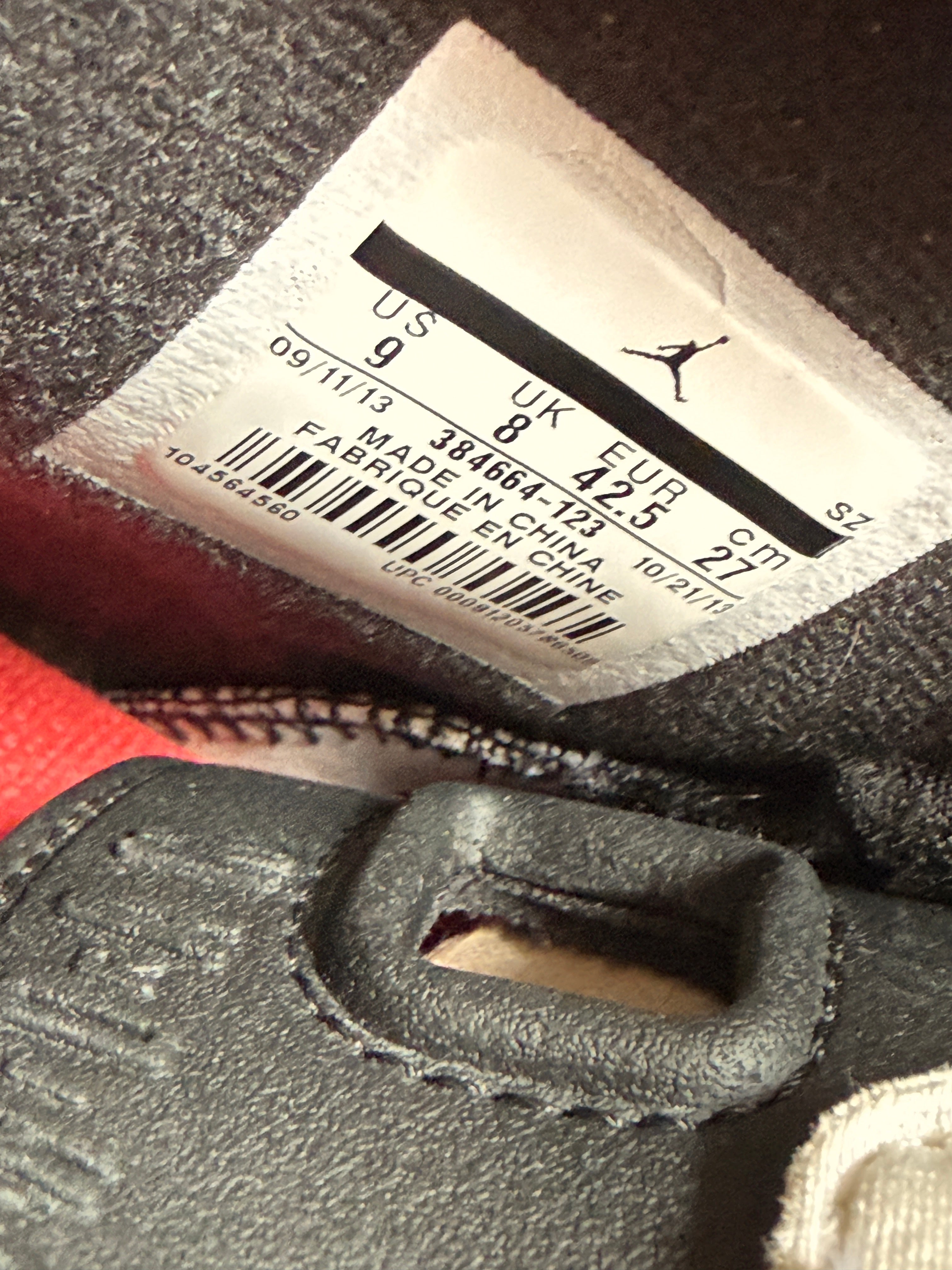 Jordan 6 Retro Infrared White (2014) Size 9 VNDS