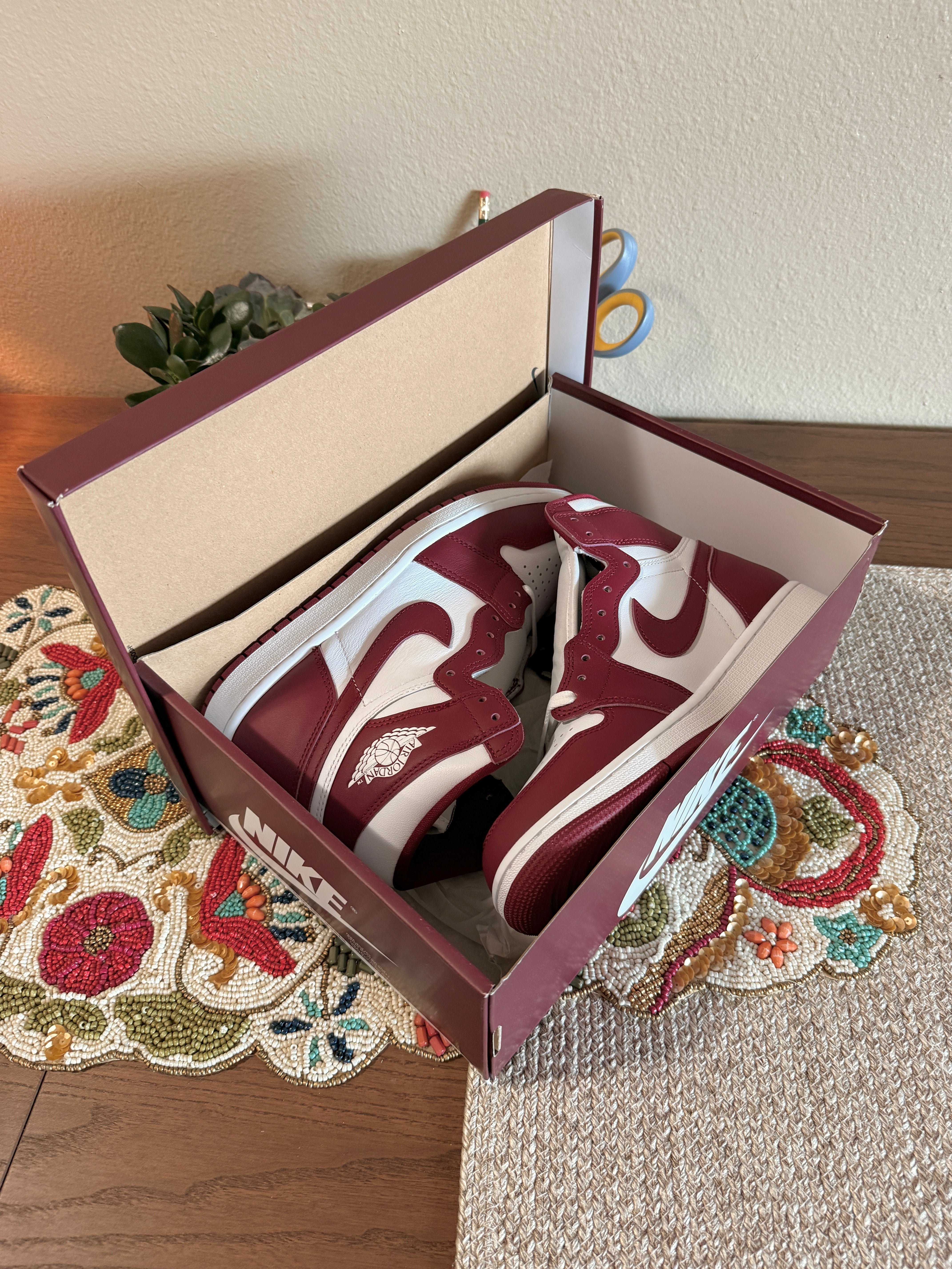 Jordan 1 Retro High OG Artisanal Red Size 13
