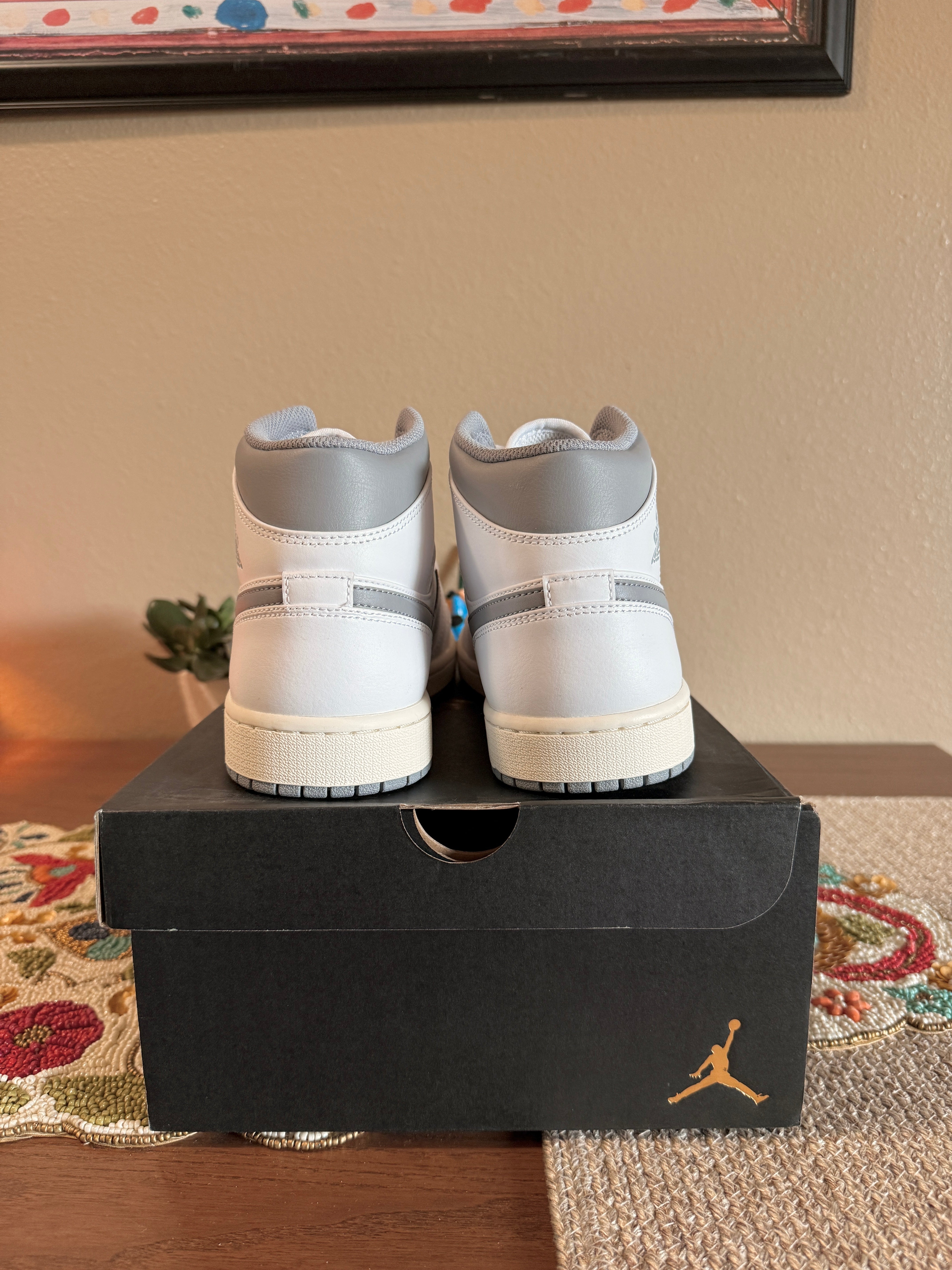 Jordan 1 Mid Neutral Grey Size 10