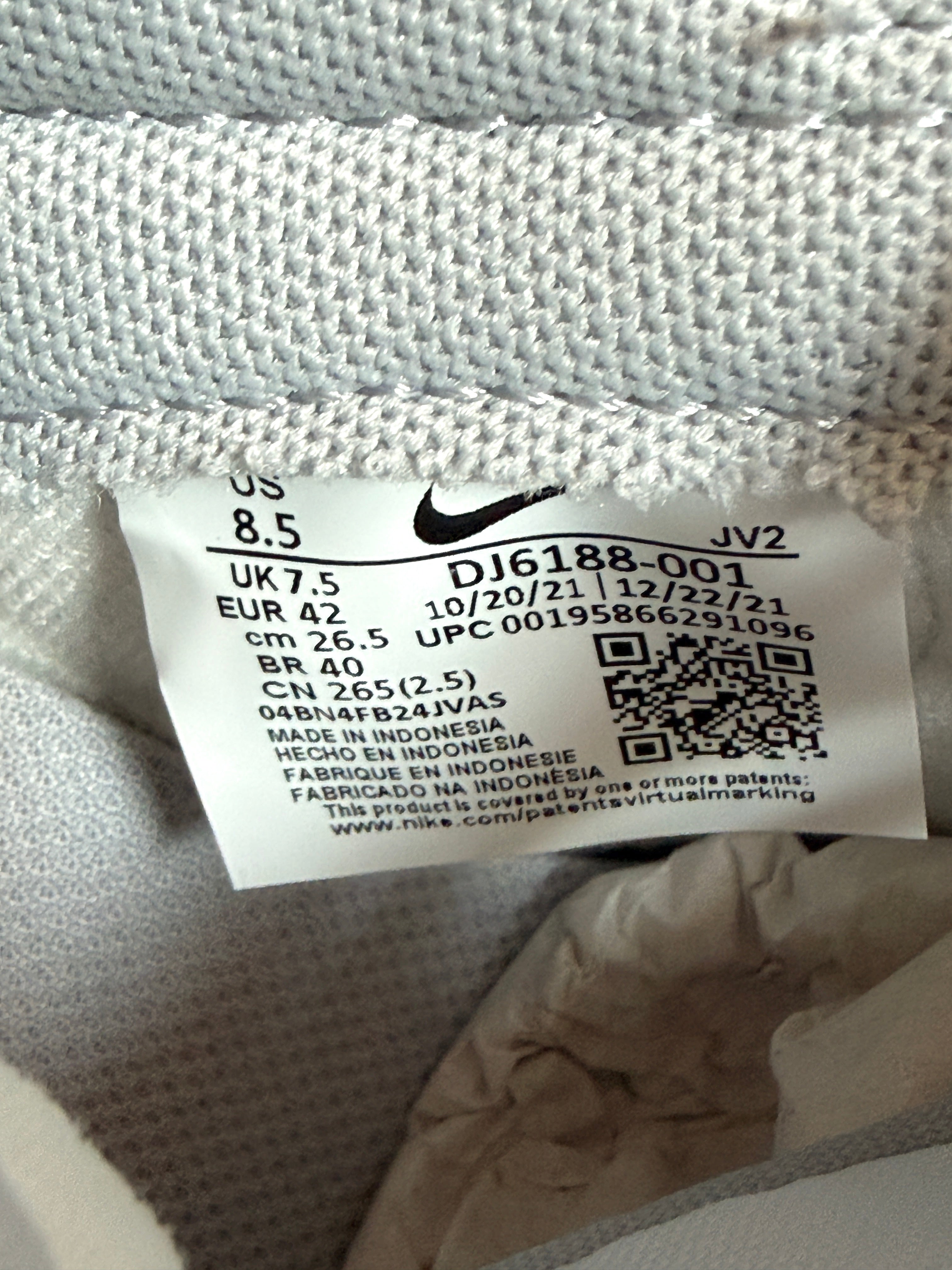 Nike Dunk Low Two Tone Grey Size 8.5