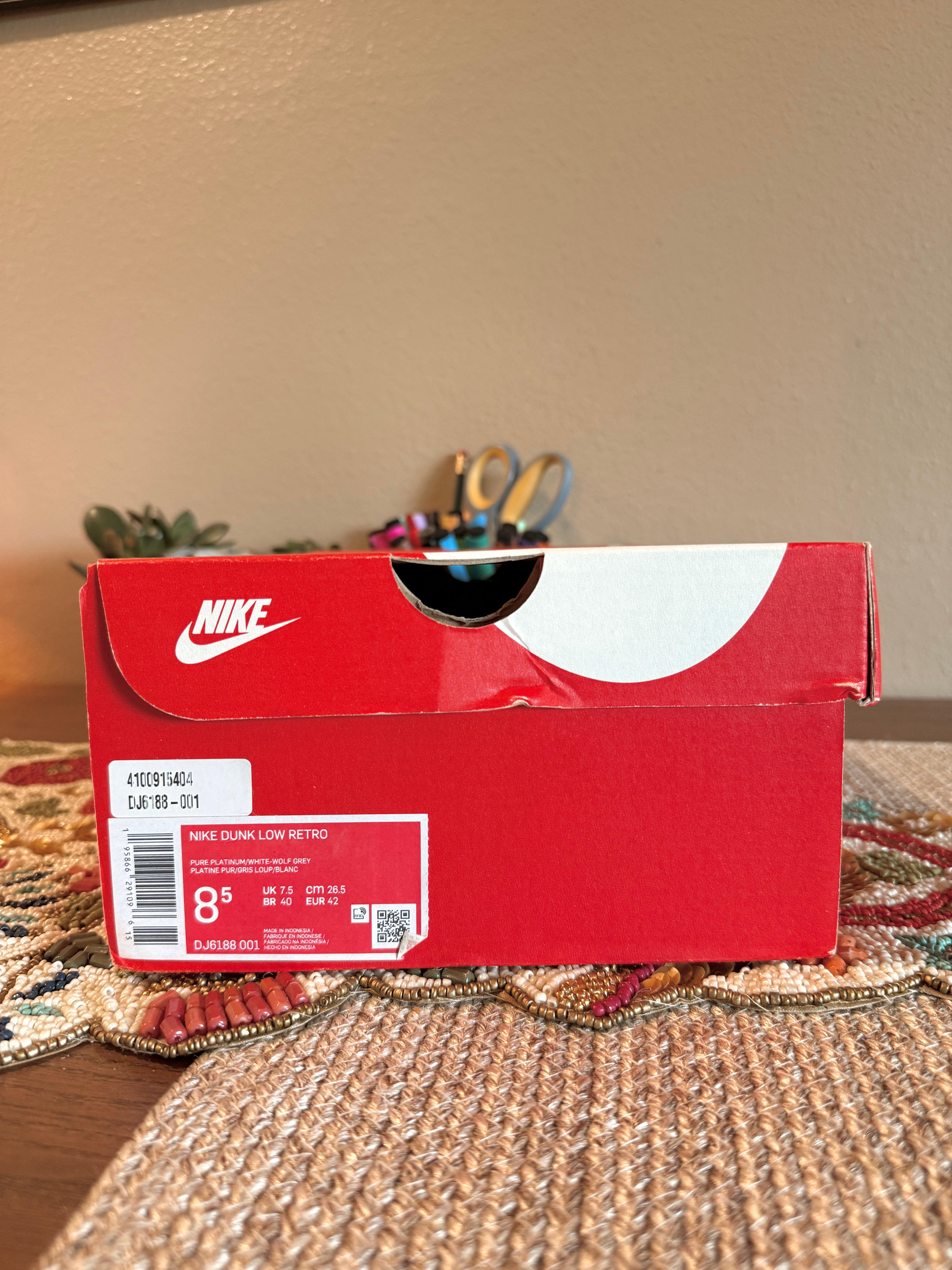 Nike Dunk Low Two Tone Grey Size 8.5