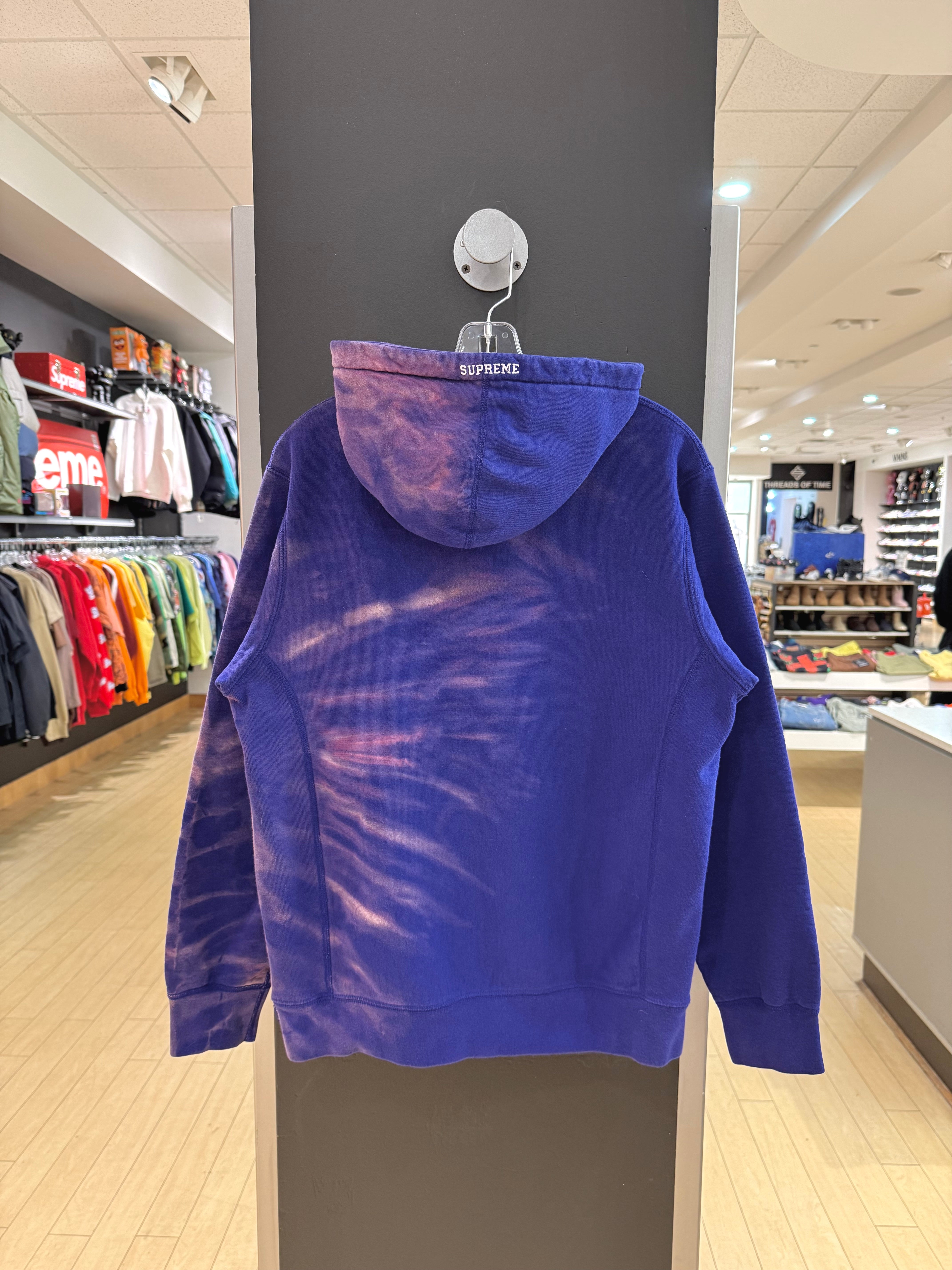 Supreme S Logo Sweatshirt Dark Royal Sz M (1/1 DYED BY HAND)
