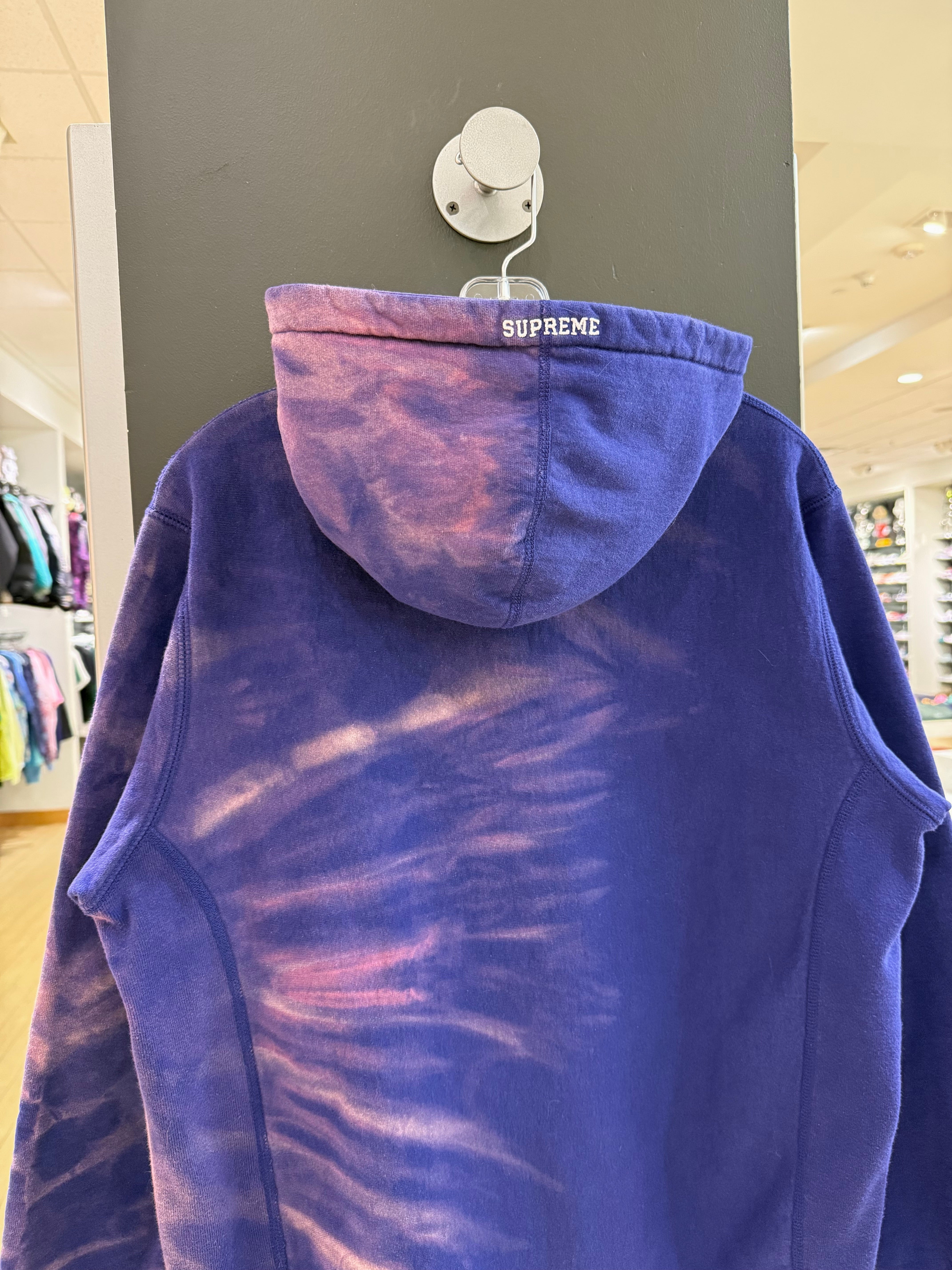 Supreme S Logo Sweatshirt Dark Royal Sz M (1/1 DYED BY HAND)