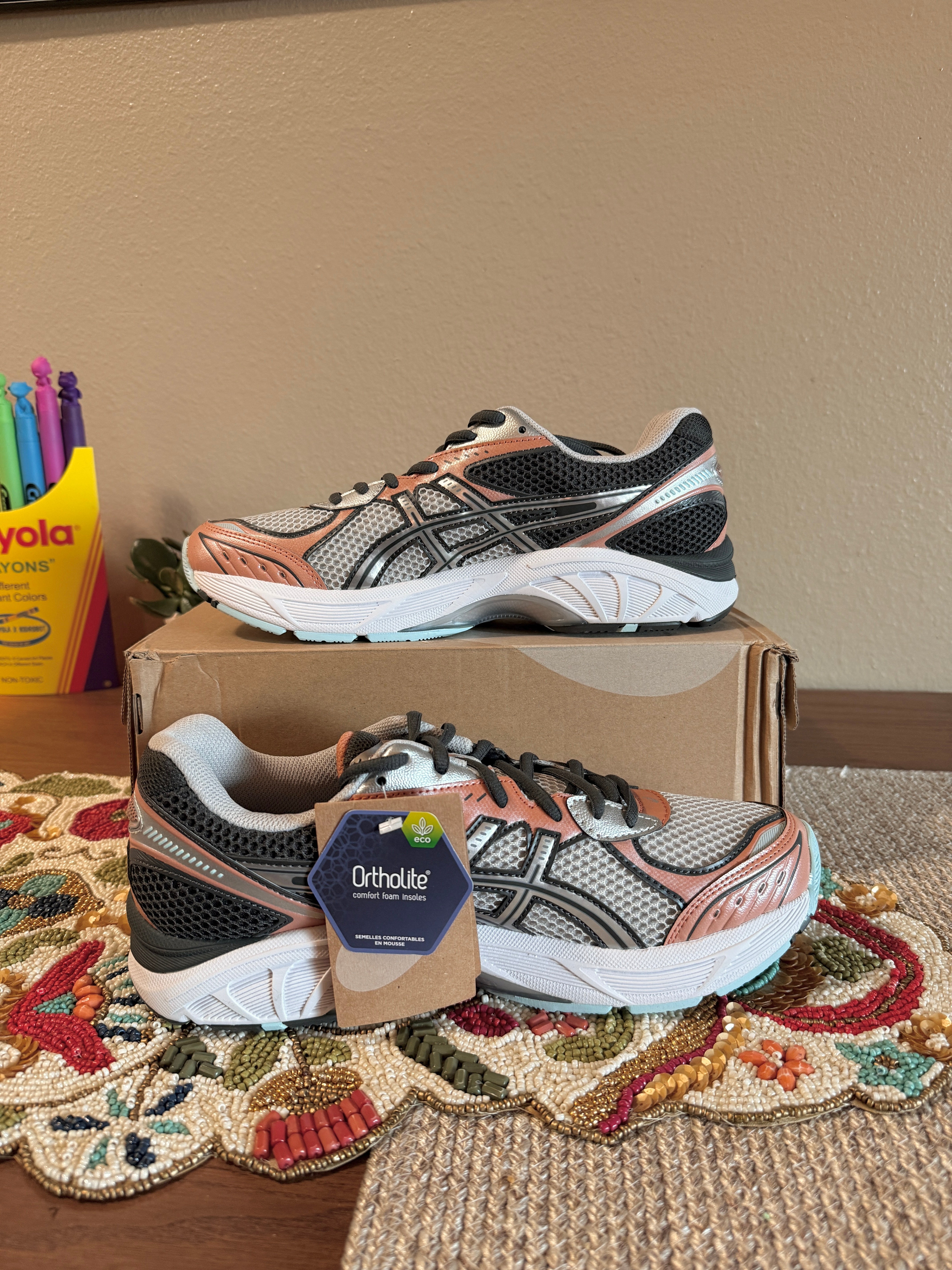 ASICS GT-2160 Oyster Grey Brick Dust Size 9