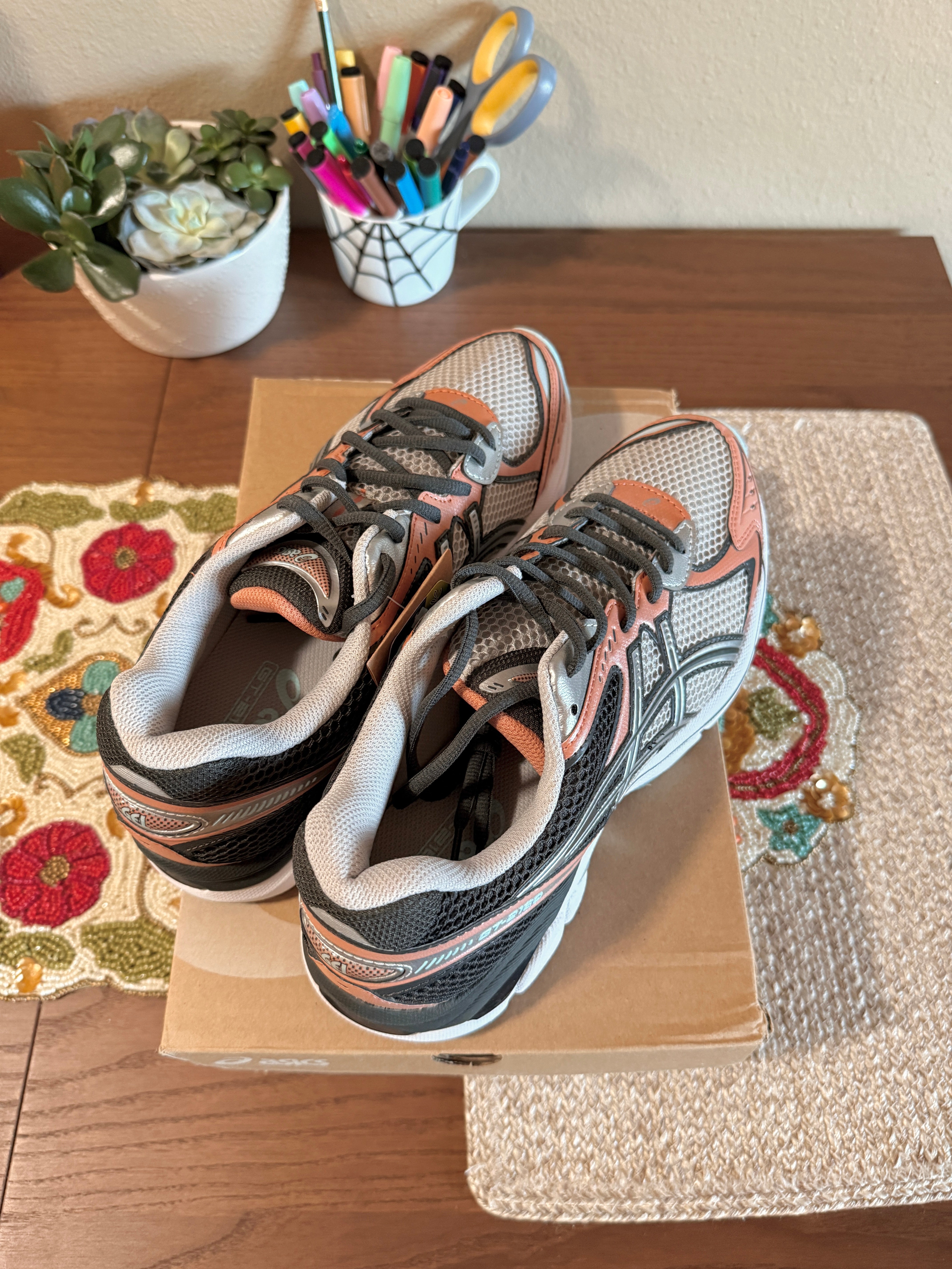 ASICS GT-2160 Oyster Grey Brick Dust Size 9