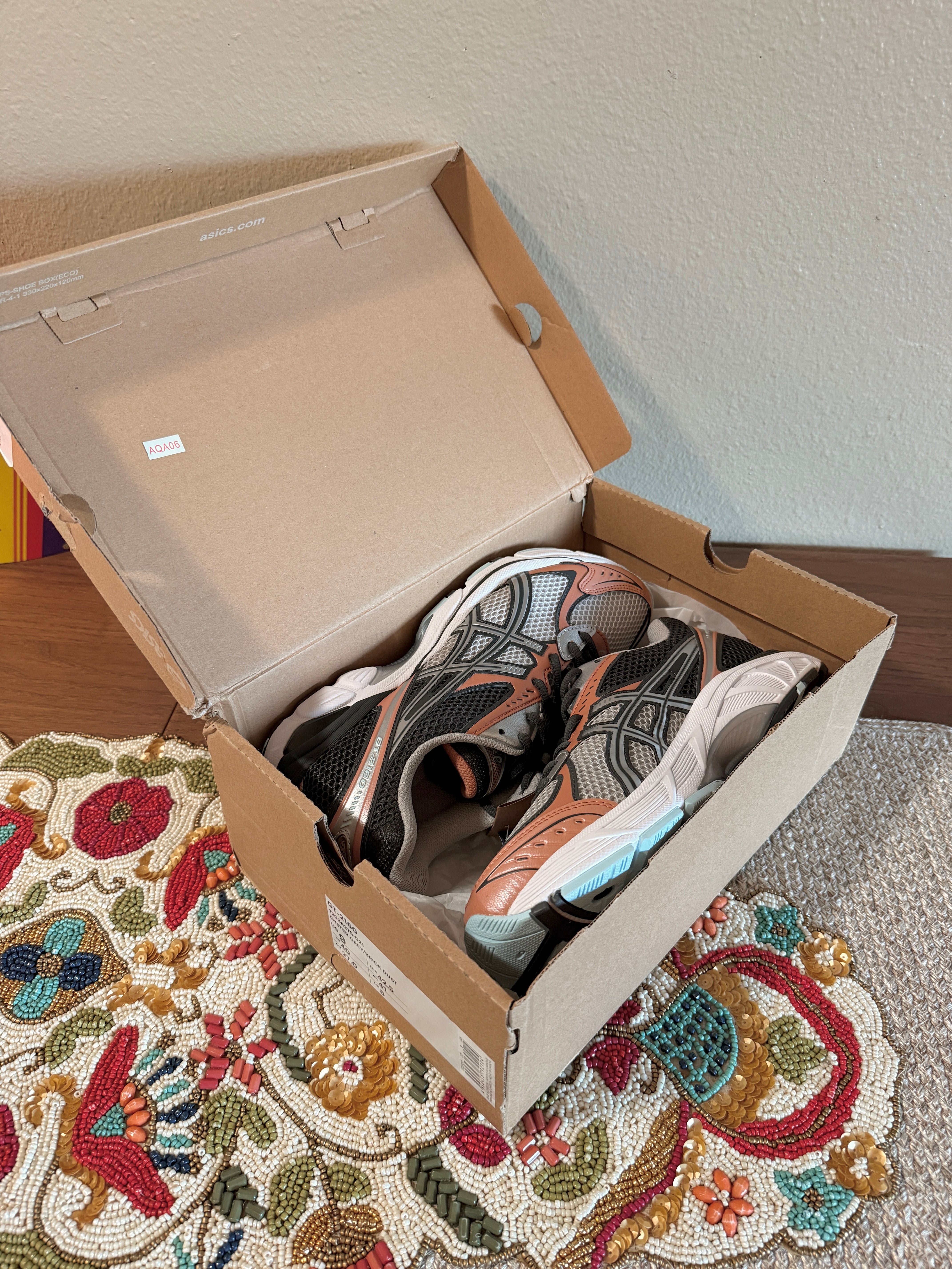 ASICS GT-2160 Oyster Grey Brick Dust Size 9