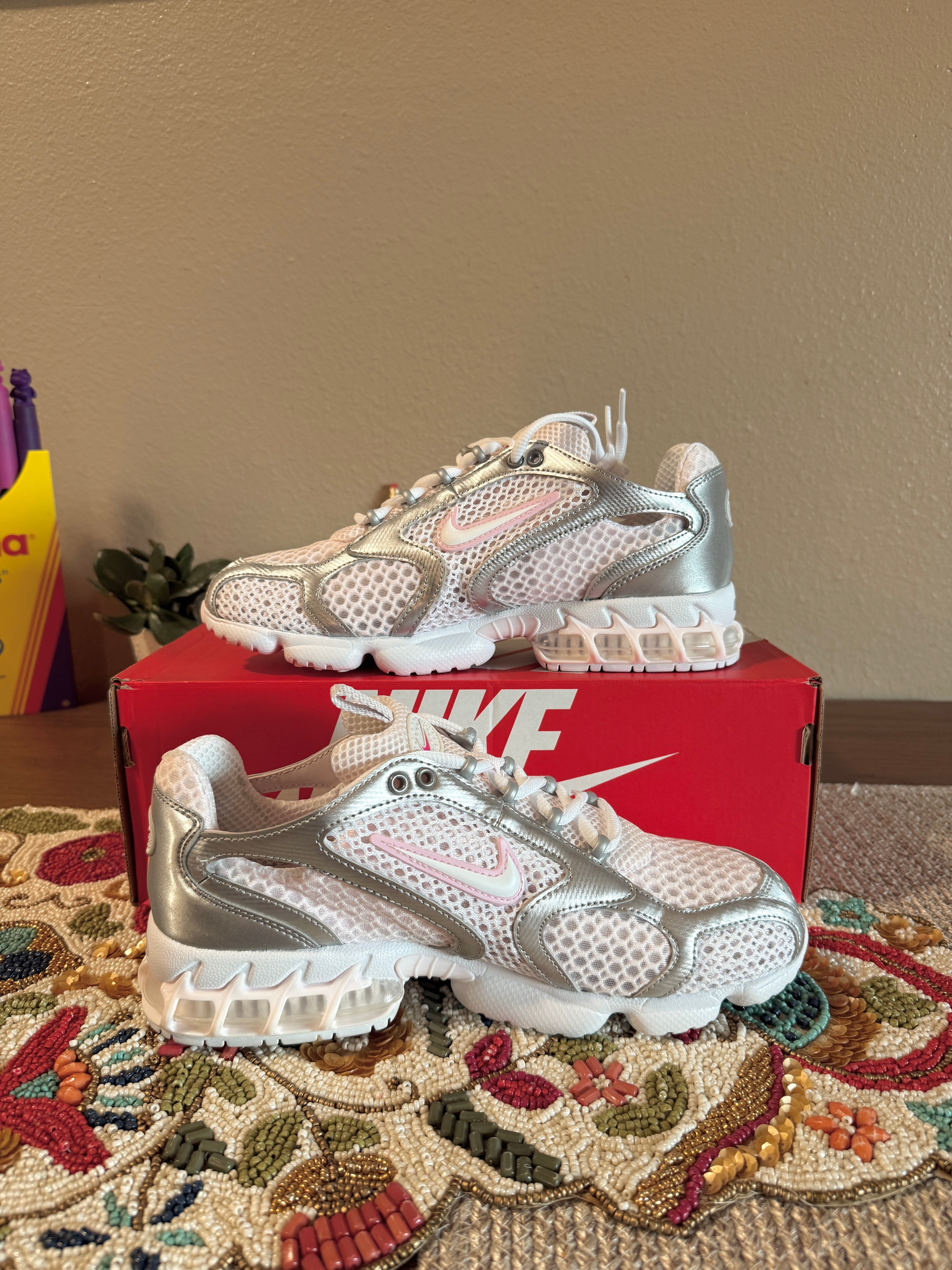 Nike Air Zoom Spiridon Cage 2 Pale Pink (Women's) Size 8.5