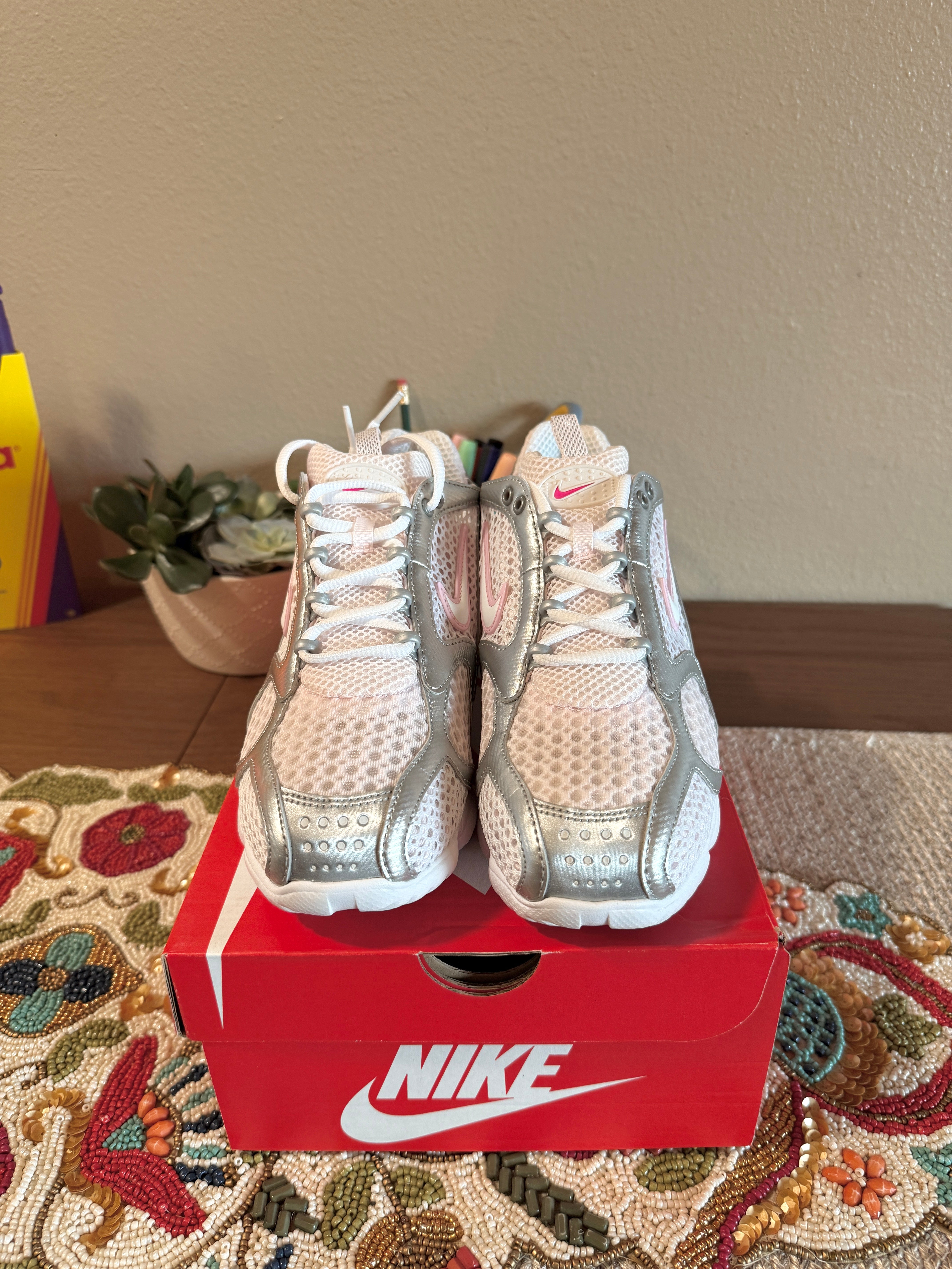 Nike Air Zoom Spiridon Cage 2 Pale Pink (Women's) Size 8.5