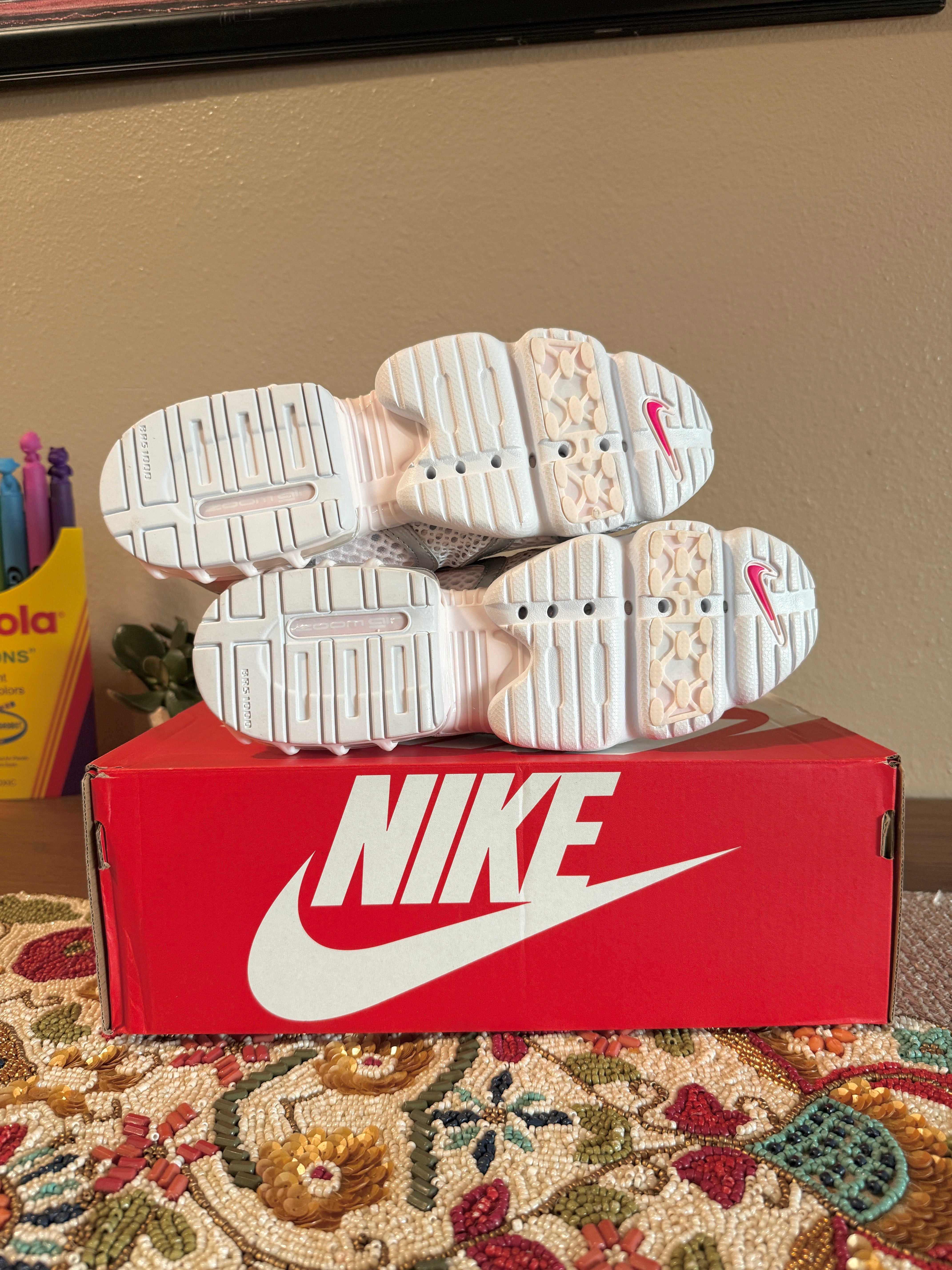 Nike Air Zoom Spiridon Cage 2 Pale Pink (Women's) Size 8.5