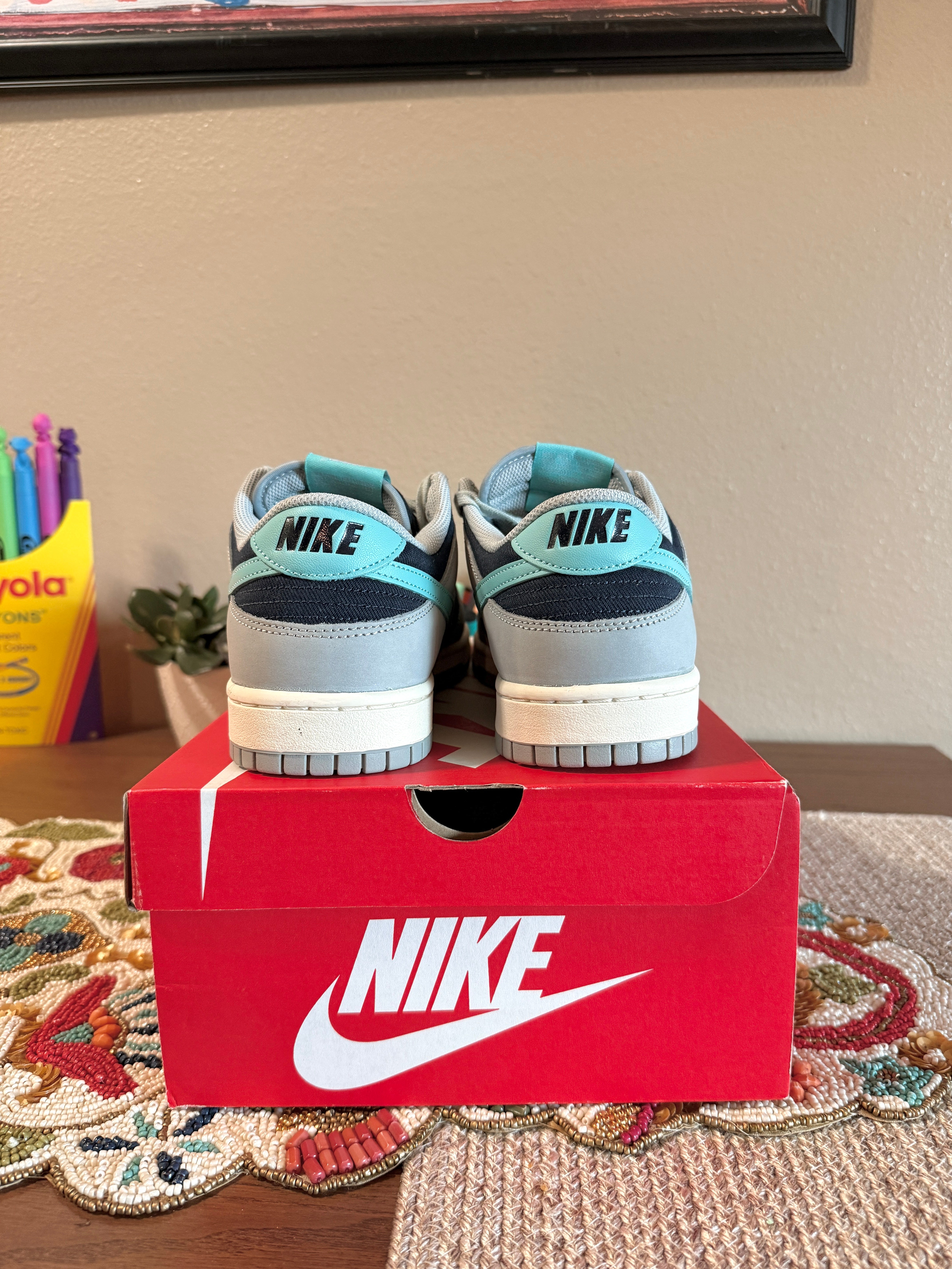 Nike Dunk Low Retro Light Pumice Green Frost Size 11.5