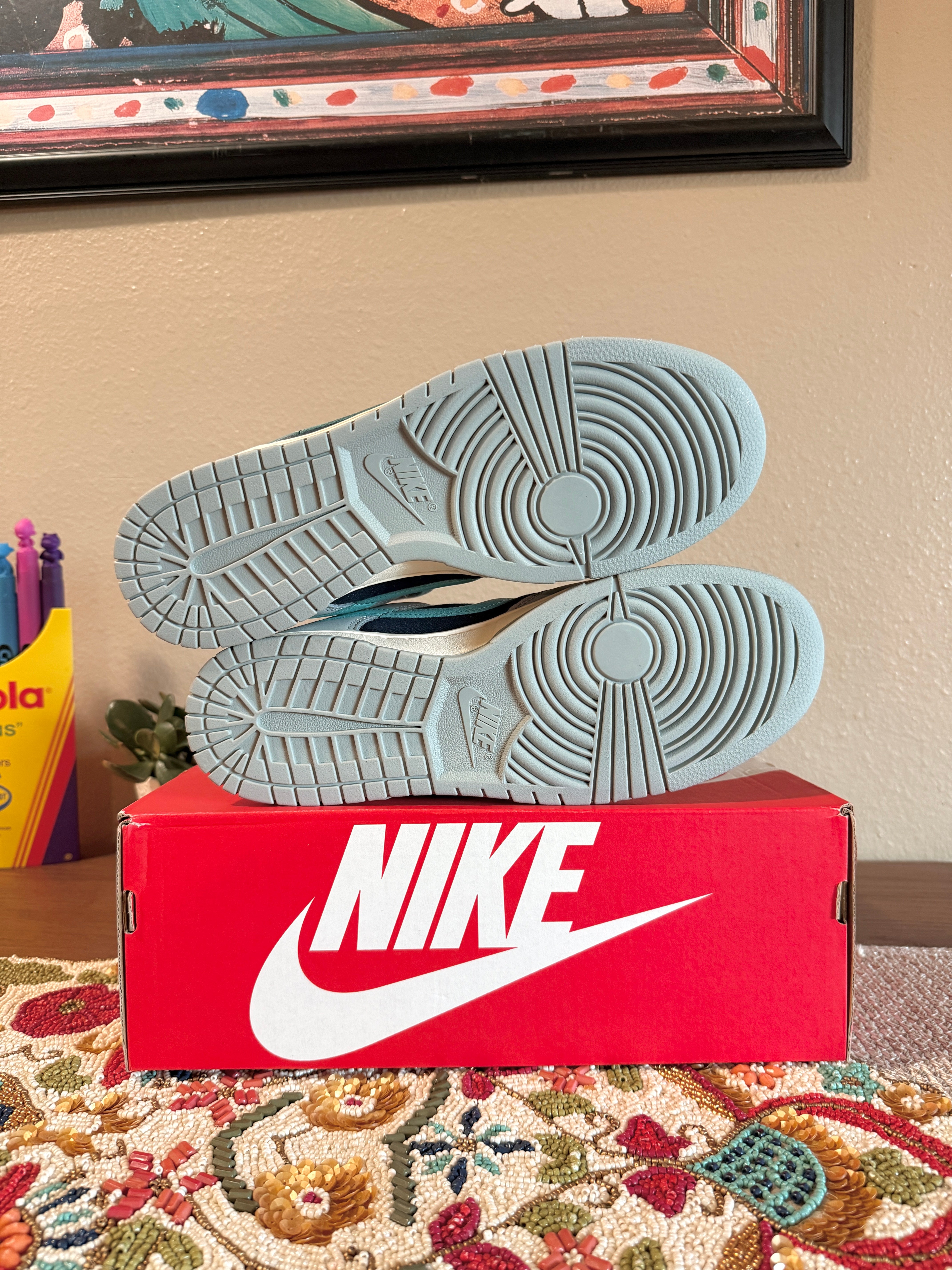 Nike Dunk Low Retro Light Pumice Green Frost Size 11.5
