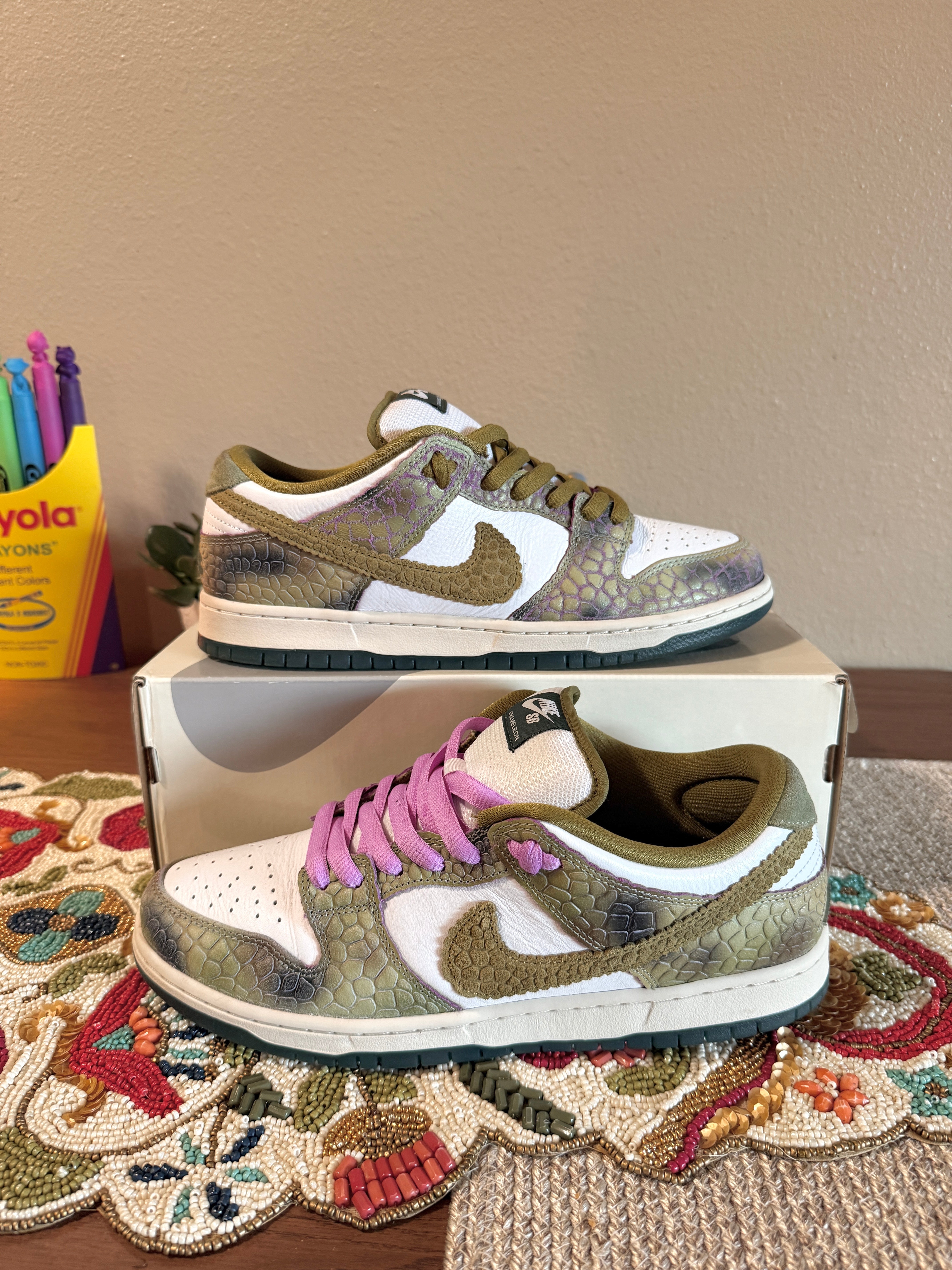 Nike SB Dunk Low x Alexis Sablone Chameleon Size 11 USED