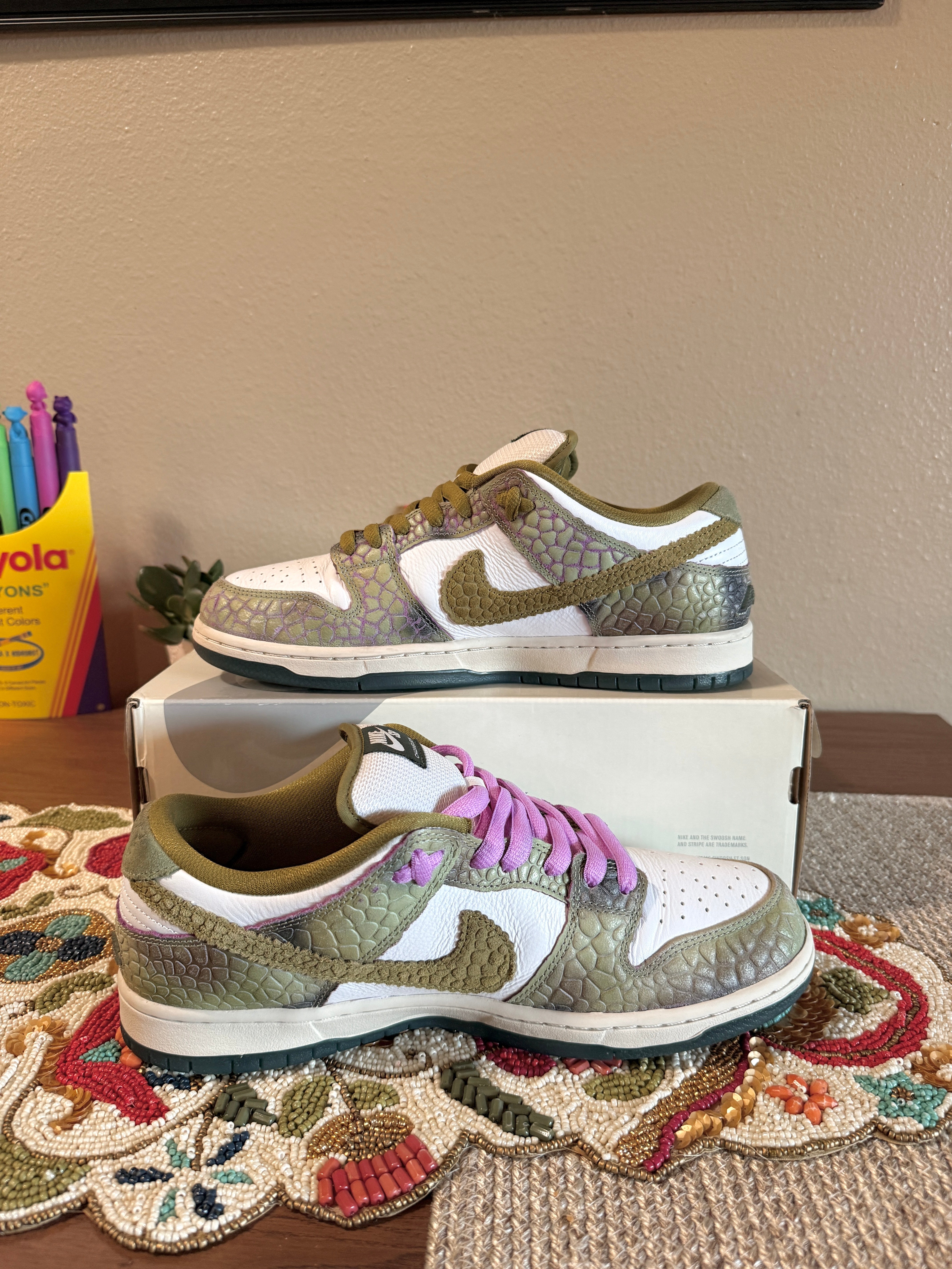 Nike SB Dunk Low x Alexis Sablone Chameleon Size 11 USED