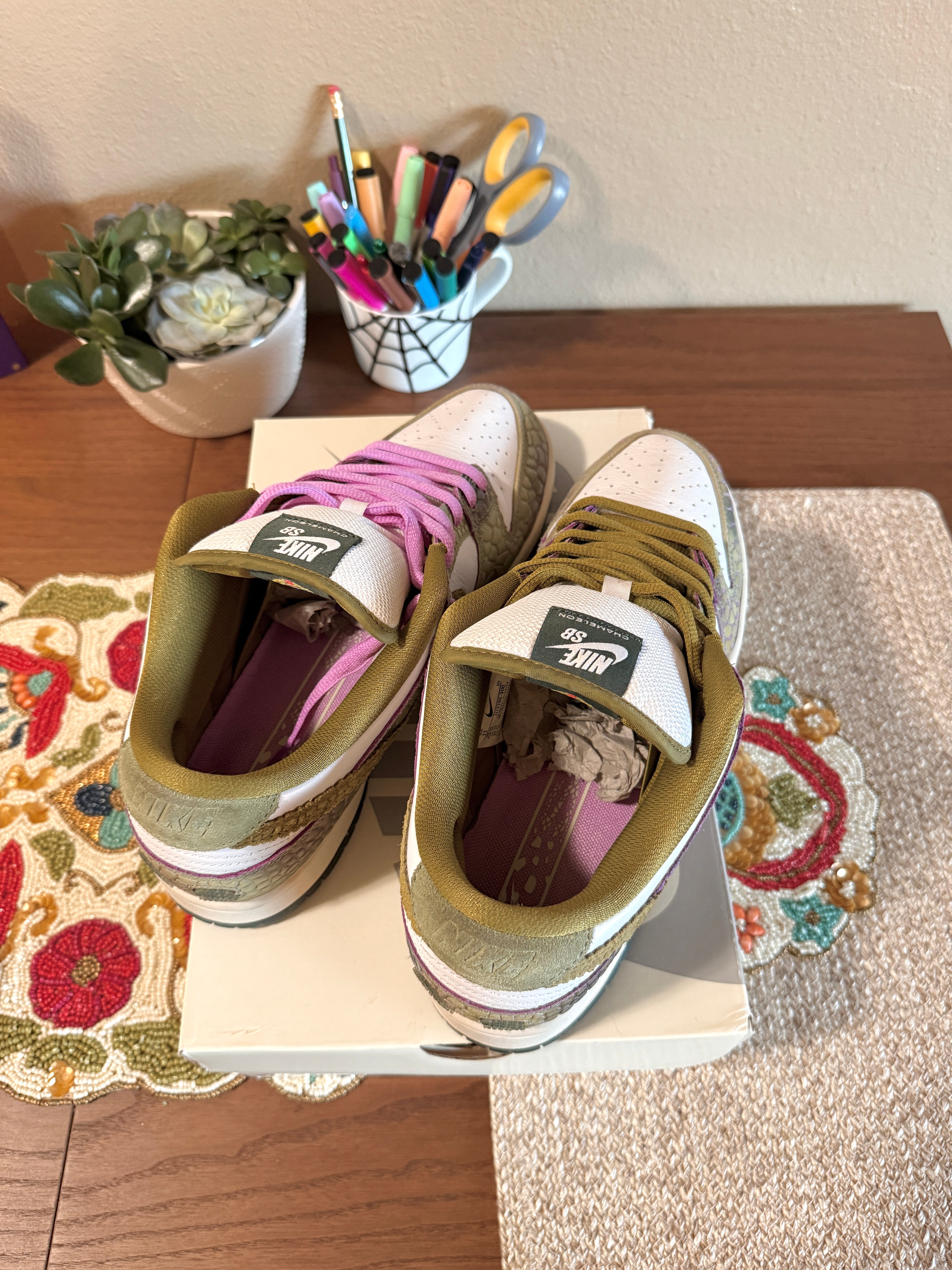 Nike SB Dunk Low x Alexis Sablone Chameleon Size 11 USED