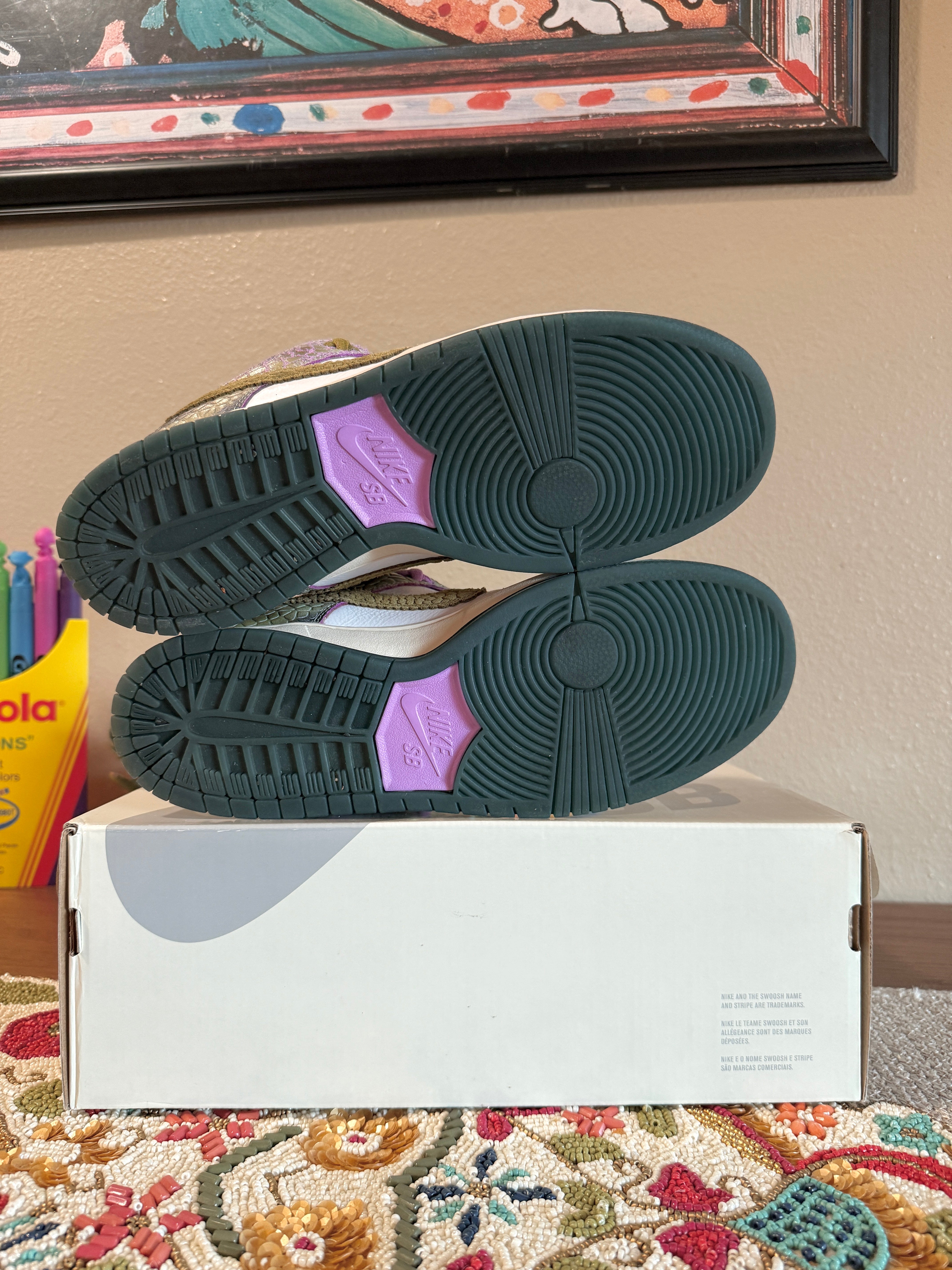 Nike SB Dunk Low x Alexis Sablone Chameleon Size 11 USED