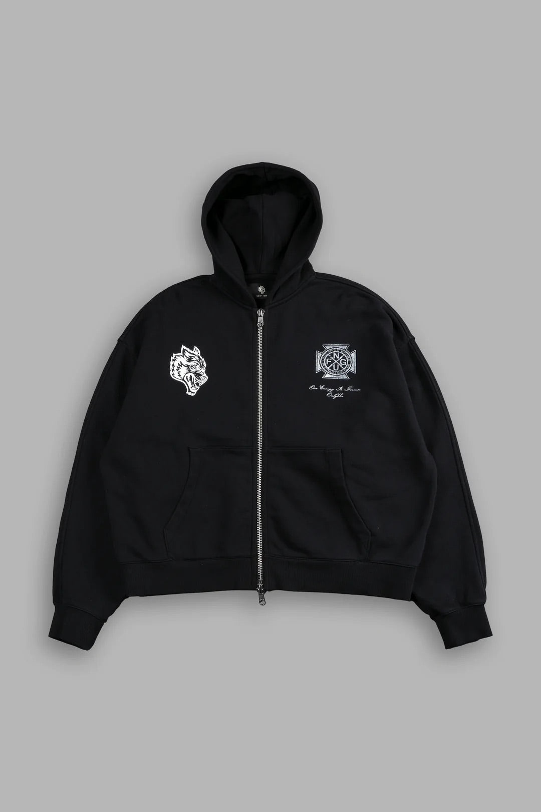 Darc Sport Spider Hesh Darco Double Zip Hoodie 'Black Sz L