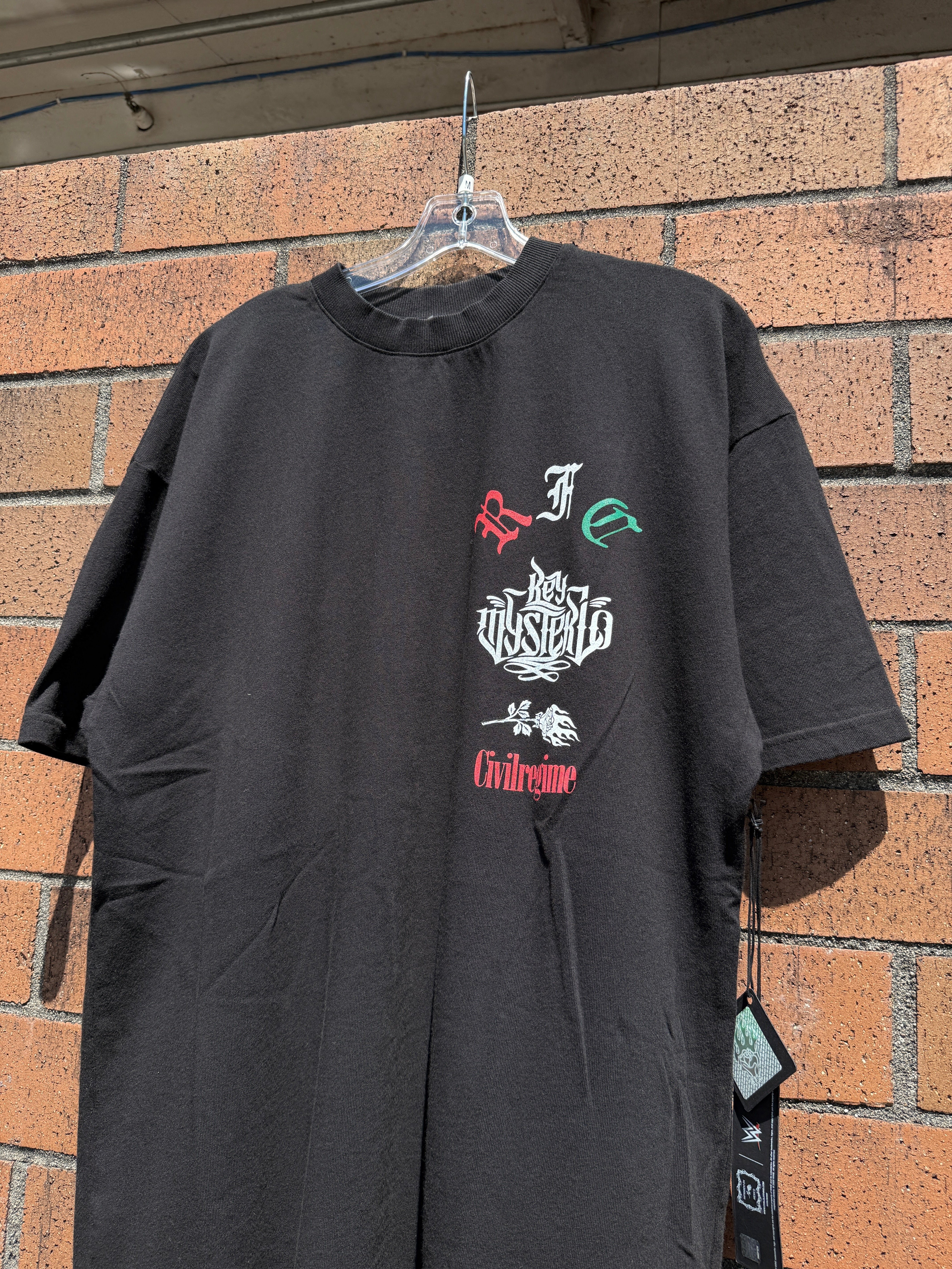 Civil Regime x WWE Sky High Rey Oversized Tee Black Size M