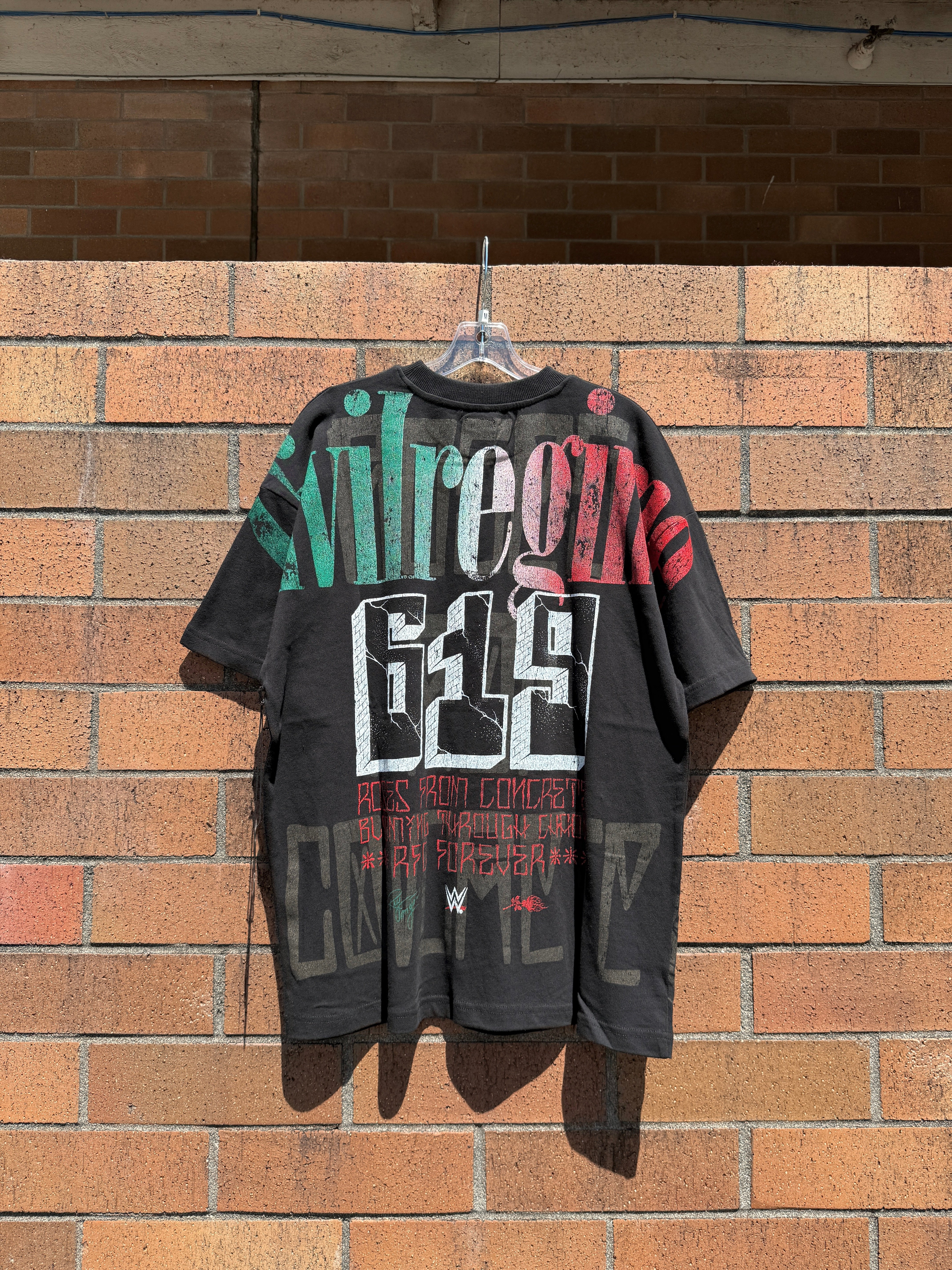 Civil Regime x WWE Rey Azteca Oversized Tee Black Size M