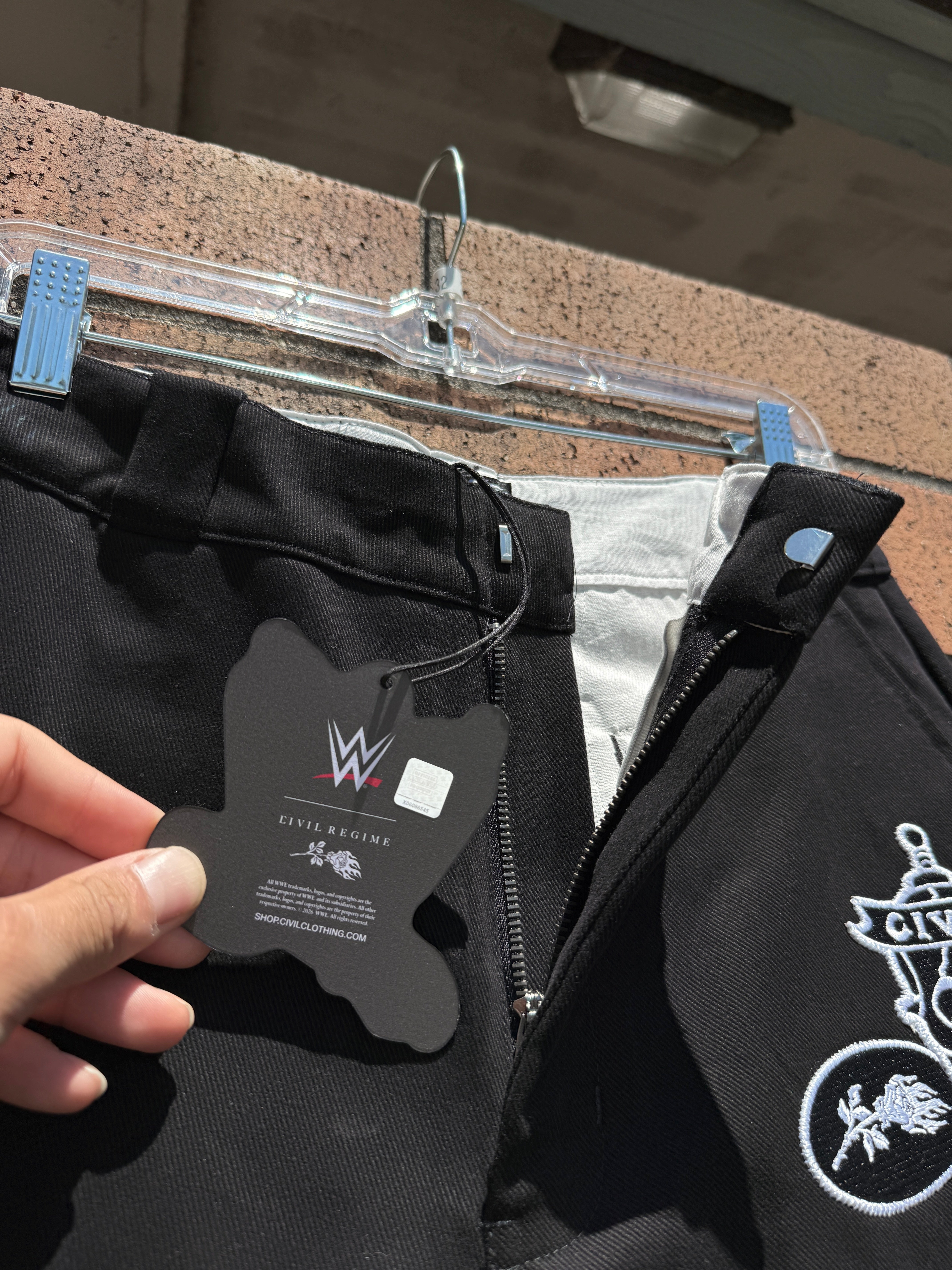 Civil Regime x WWE Latino Rose Garden Shorts Black Size 30