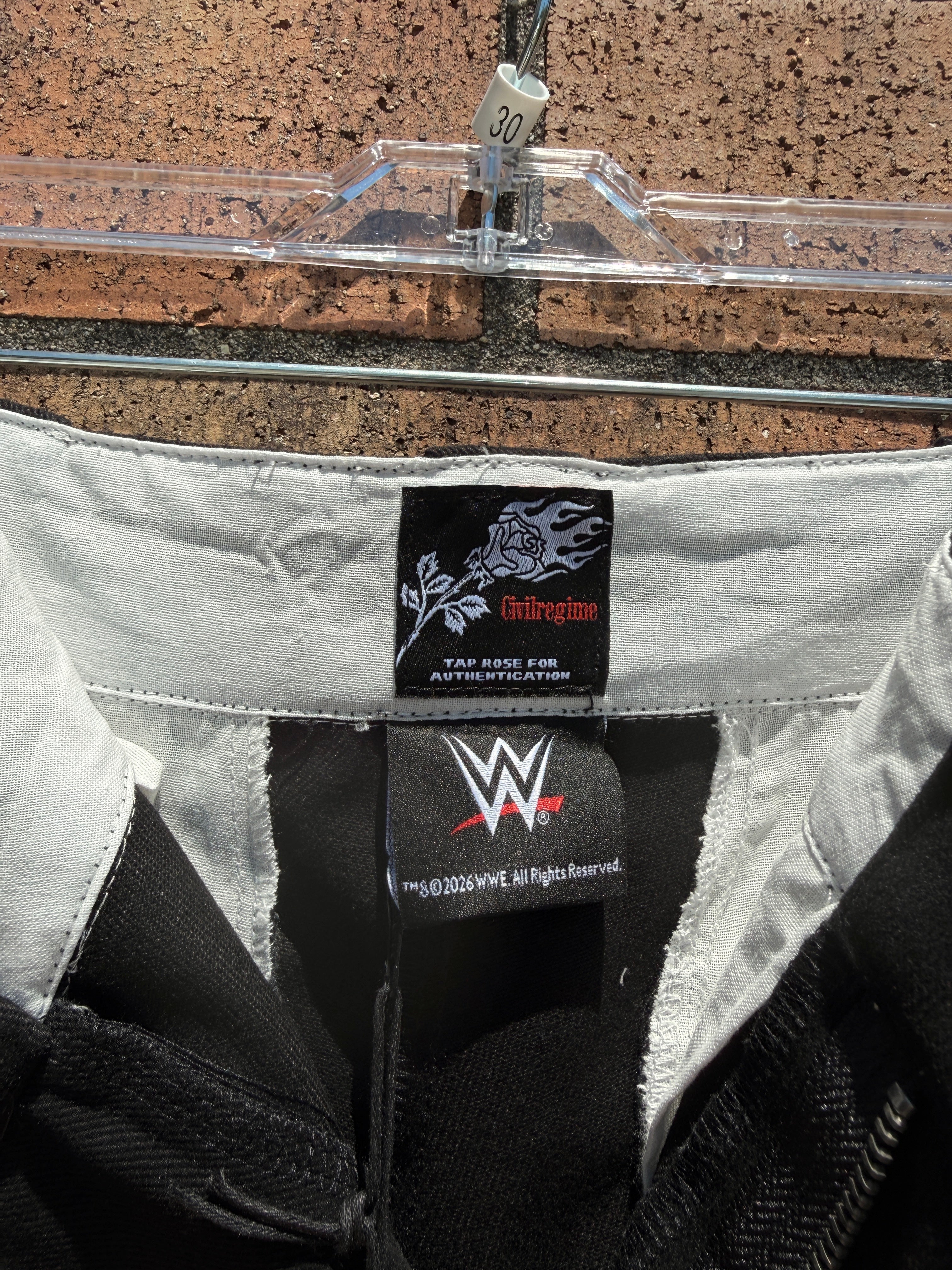 Civil Regime x WWE Latino Rose Garden Shorts Black Size 30