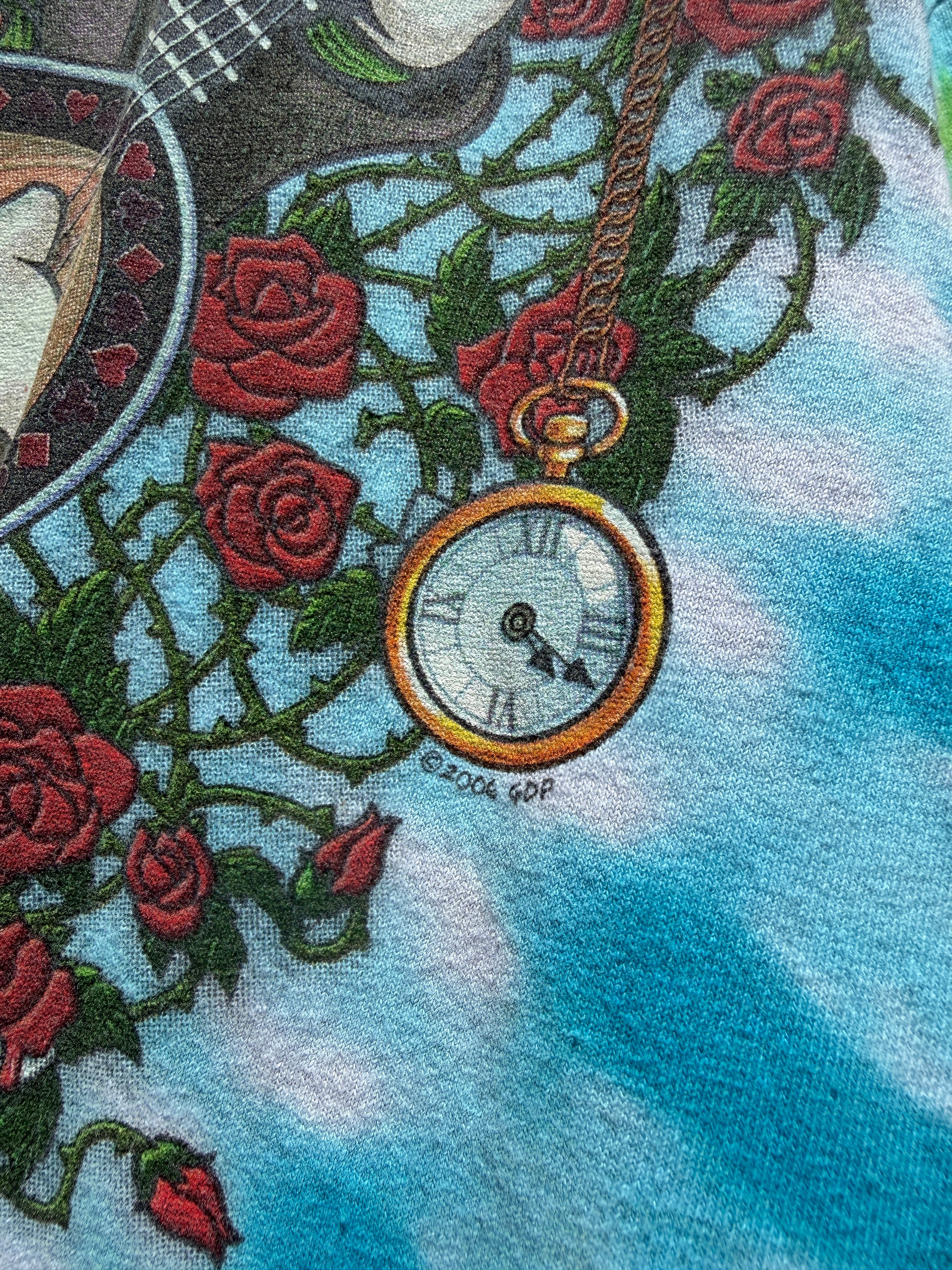 2006 Grateful Dead Wonderland Jam Band Tie Dye Tee Size XL