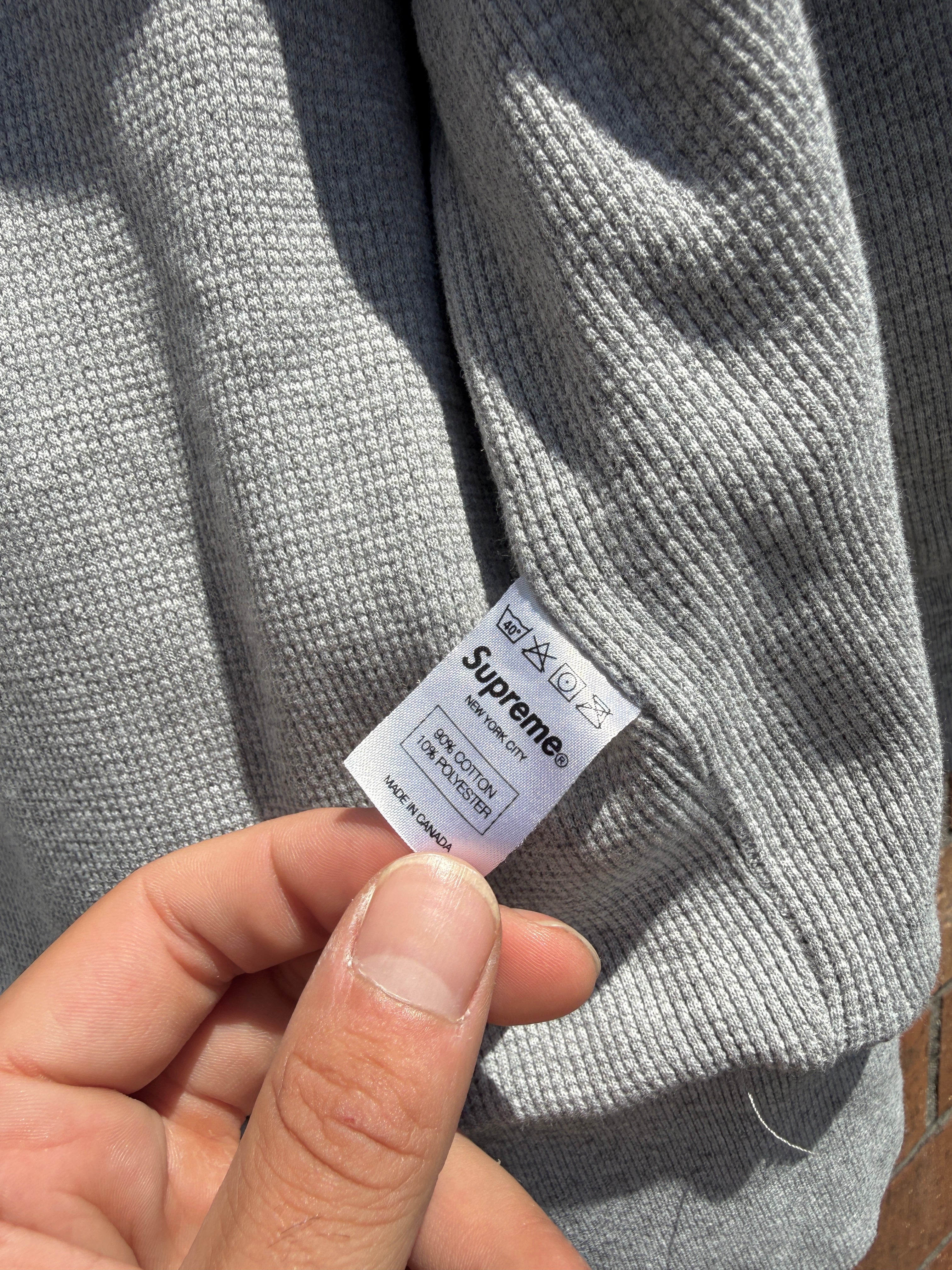 Supreme Arc Logo Thermal Zip Up Hoodie Camo FW12 Size XL