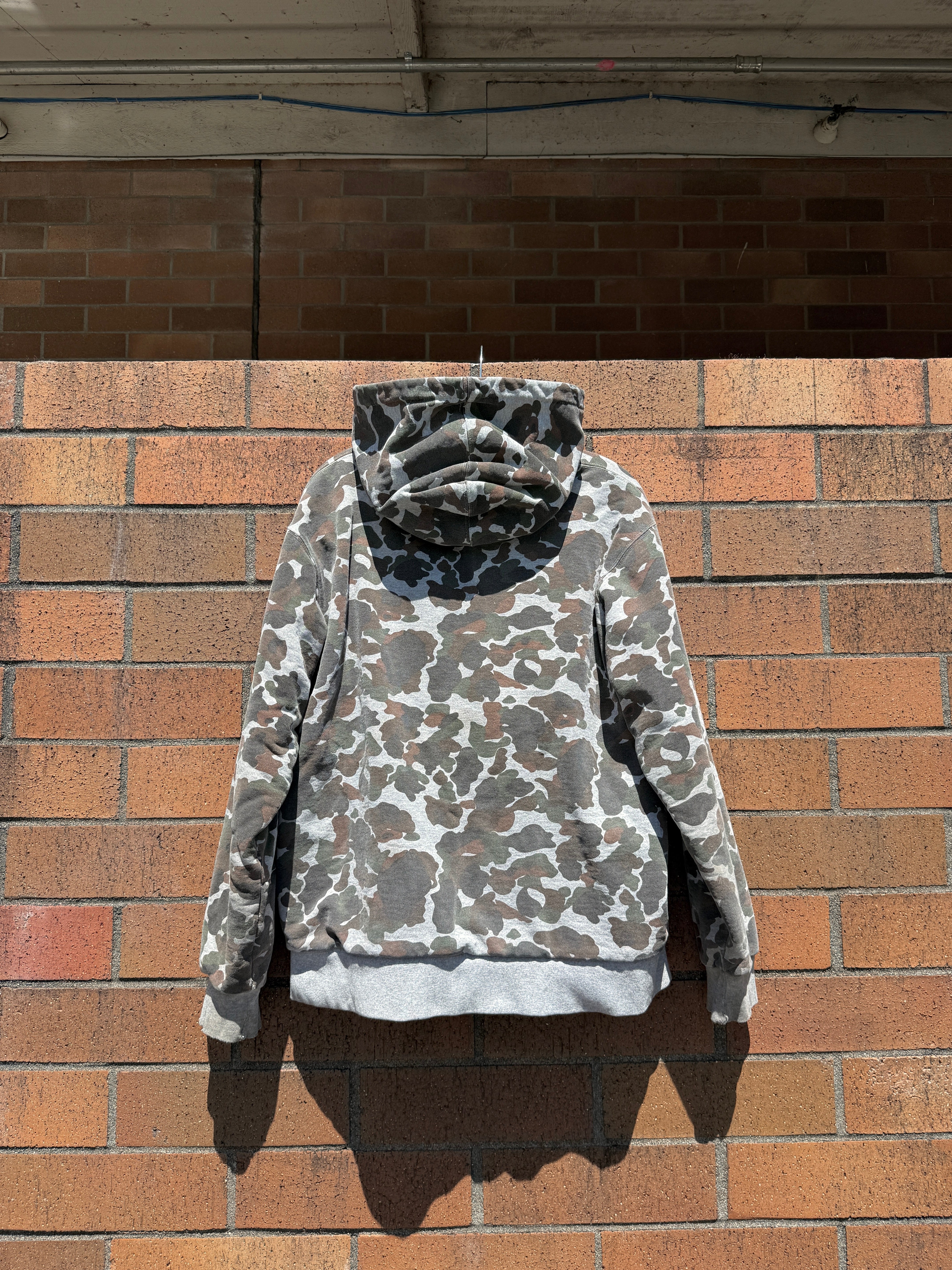 Supreme Arc Logo Thermal Zip Up Hoodie Camo FW12 Size XL