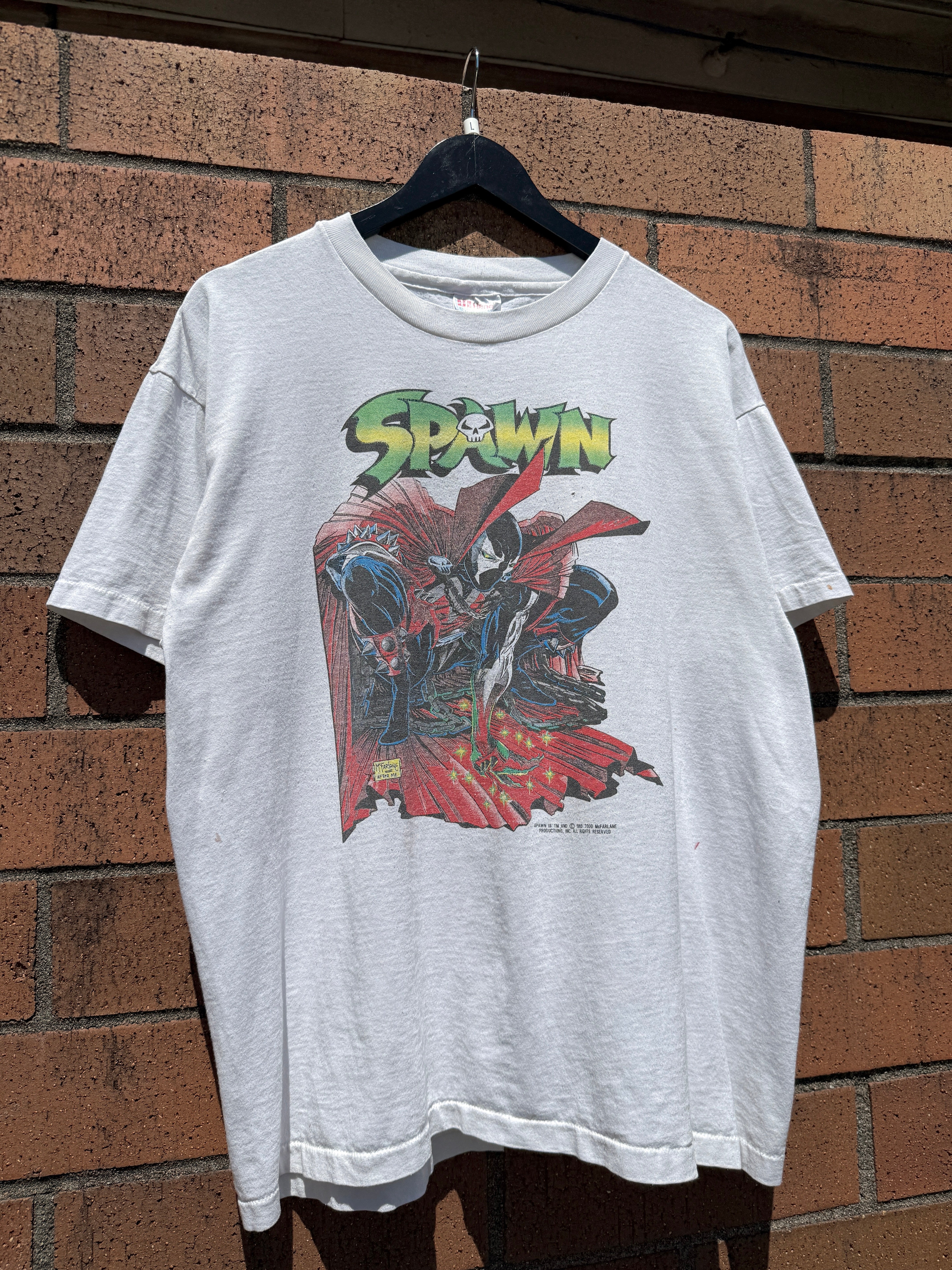 1993 Spawn Todd McFarlane Comic Tee Size L